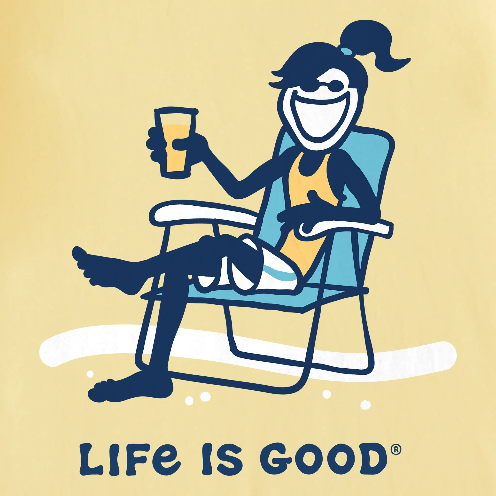 Women's Jackie Chill Lemonade Short Sleeve Crusher-LITE Tee sold by Life is Good product image thumbnail 2