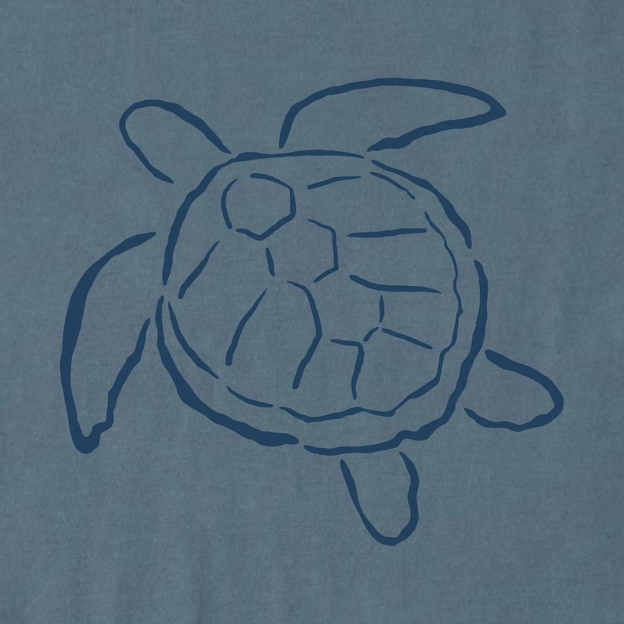 Men's Sea Turtle Brush Short Sleeve Crusher Tee sold by Life is Good product image thumbnail 2