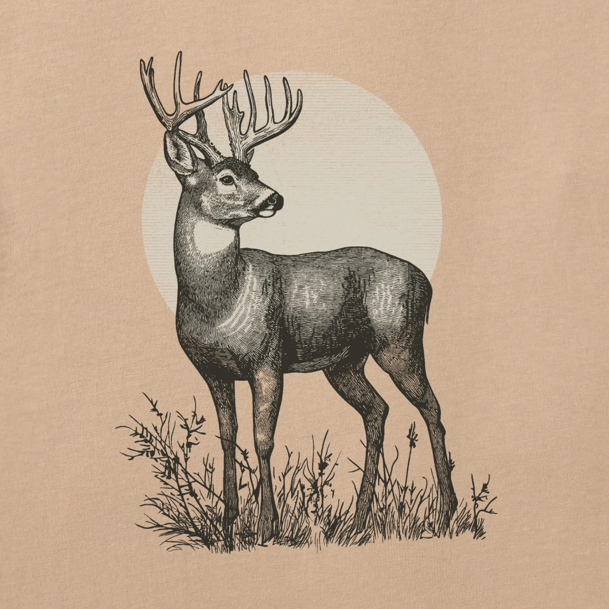 Men's Deer Moon Short Sleeve Crusher Tee sold by Life is Good product image thumbnail 2