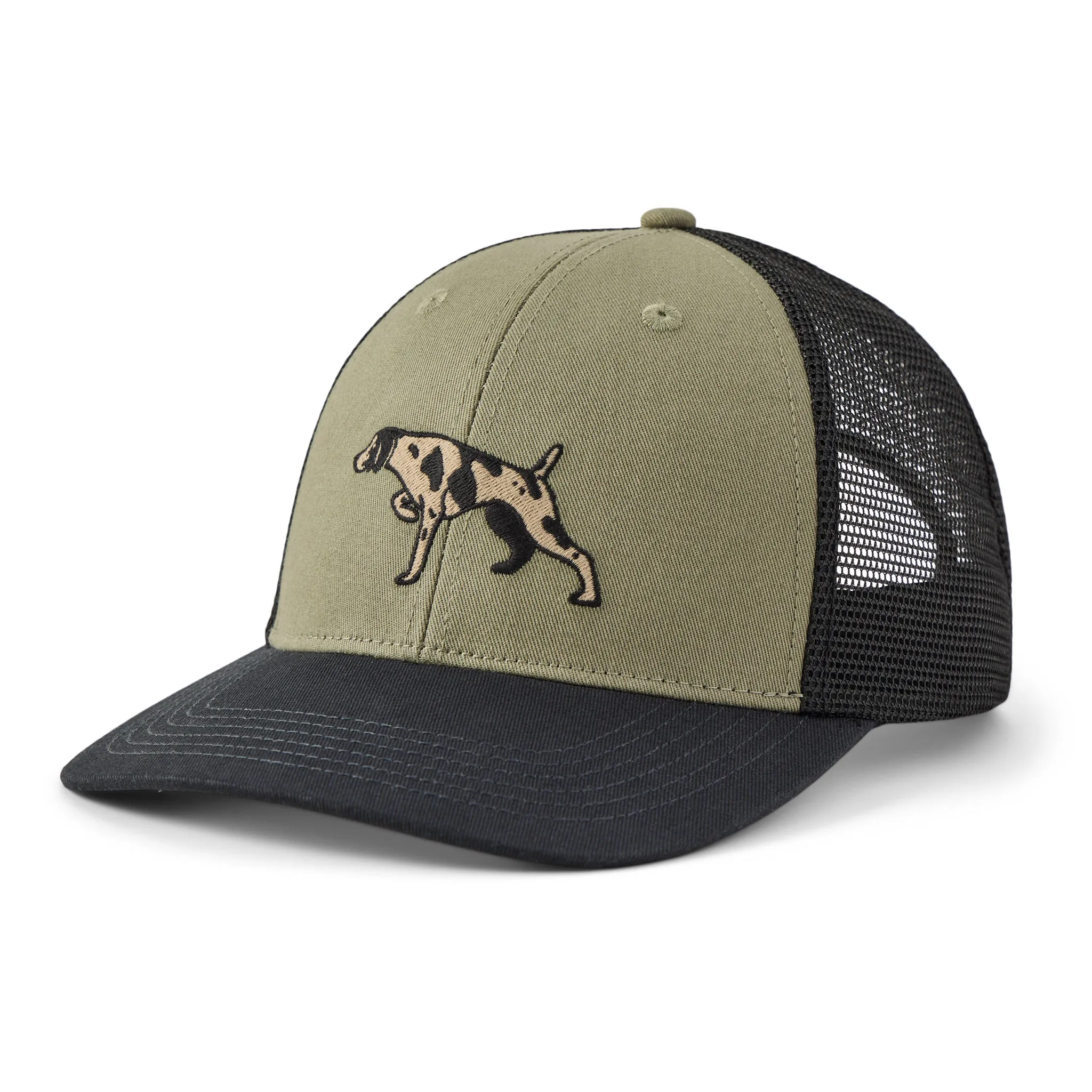 Adult Unisex Pointer Dog Trucker sold by Life is Good