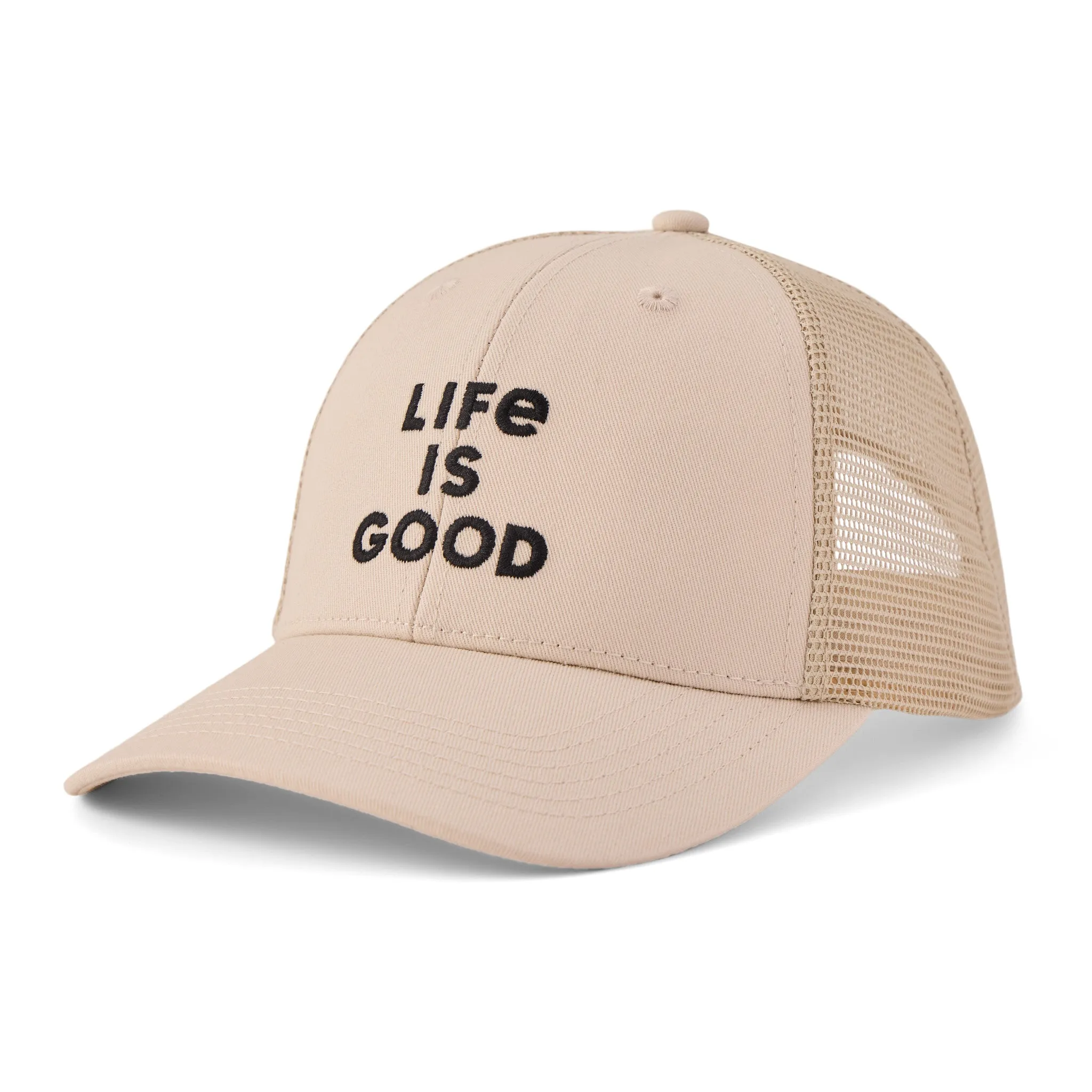 Adult Unisex Clean Stacked Branding Trucker sold by Life is Good product image thumbnail 4