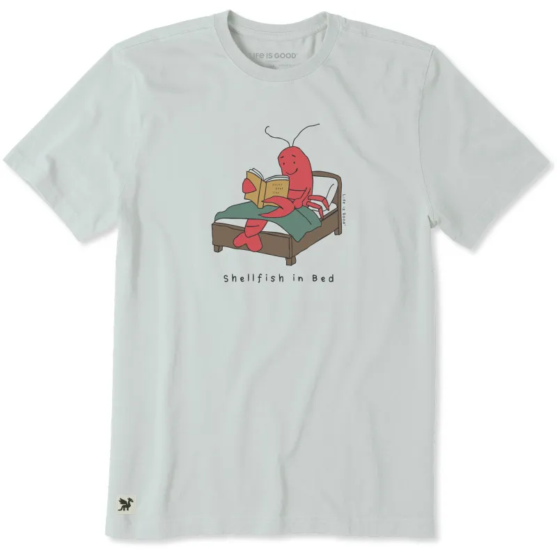 Men's Shellfish in Bed Short Sleeve Crusher-LITE Tee sold by Life is Good