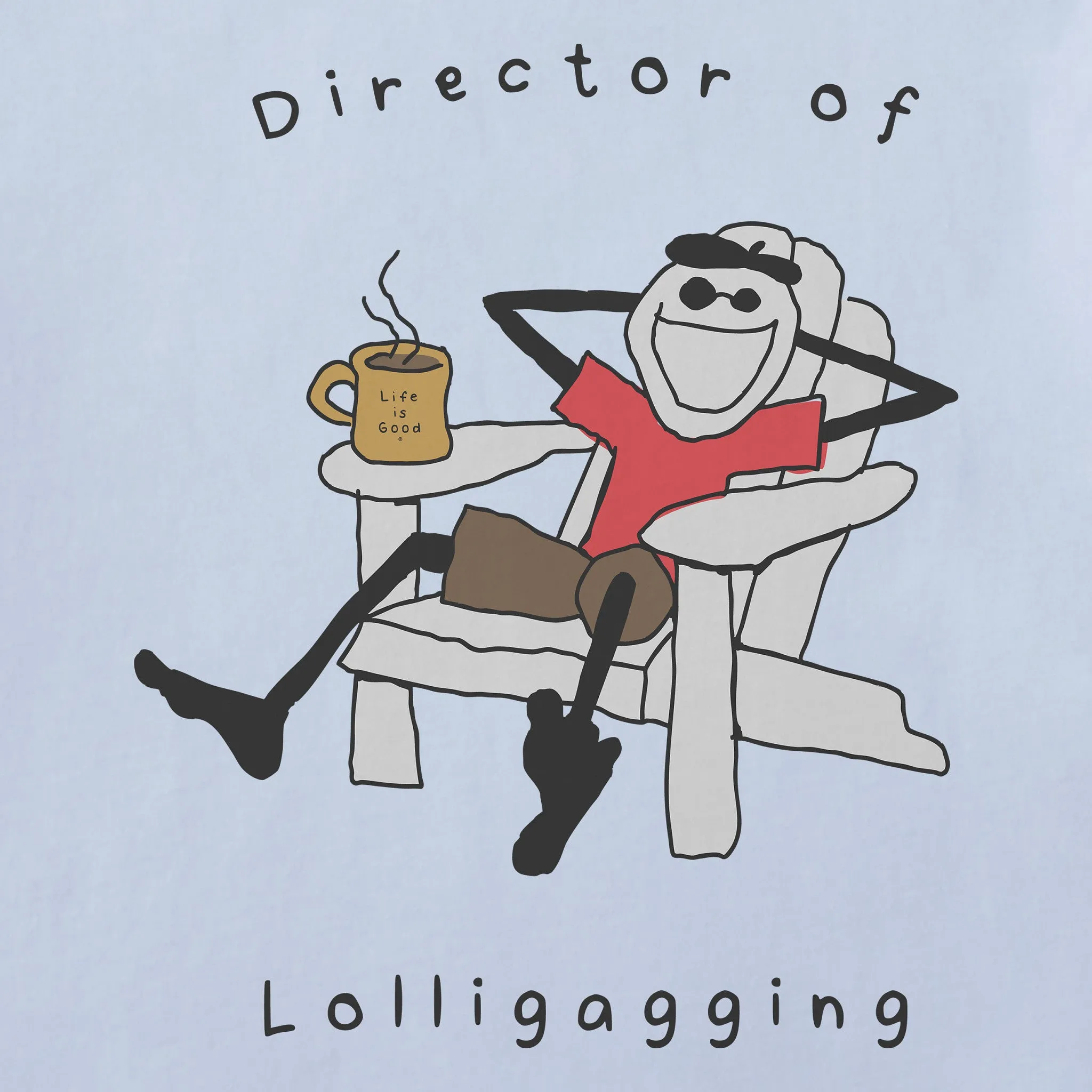 Men's Director of Lollygagging Short Sleeve Crusher-LITE Tee sold by Life is Good product image thumbnail 2