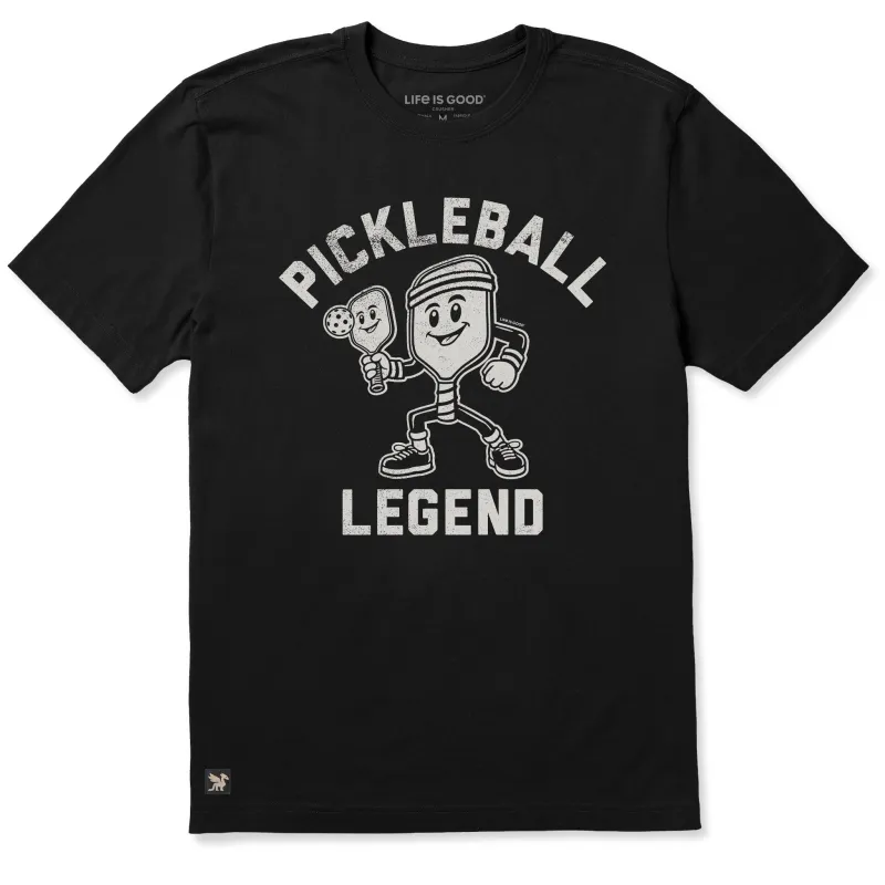 Men's Pickleball Legend Paddle Short Sleeve Crusher-LITE Tee sold by Life is Good