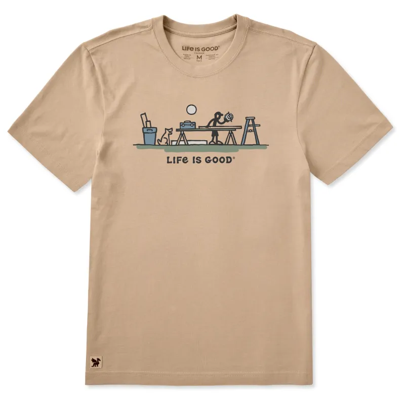 Men's Handman Vista Short Sleeve Crusher Tee sold by Life is Good