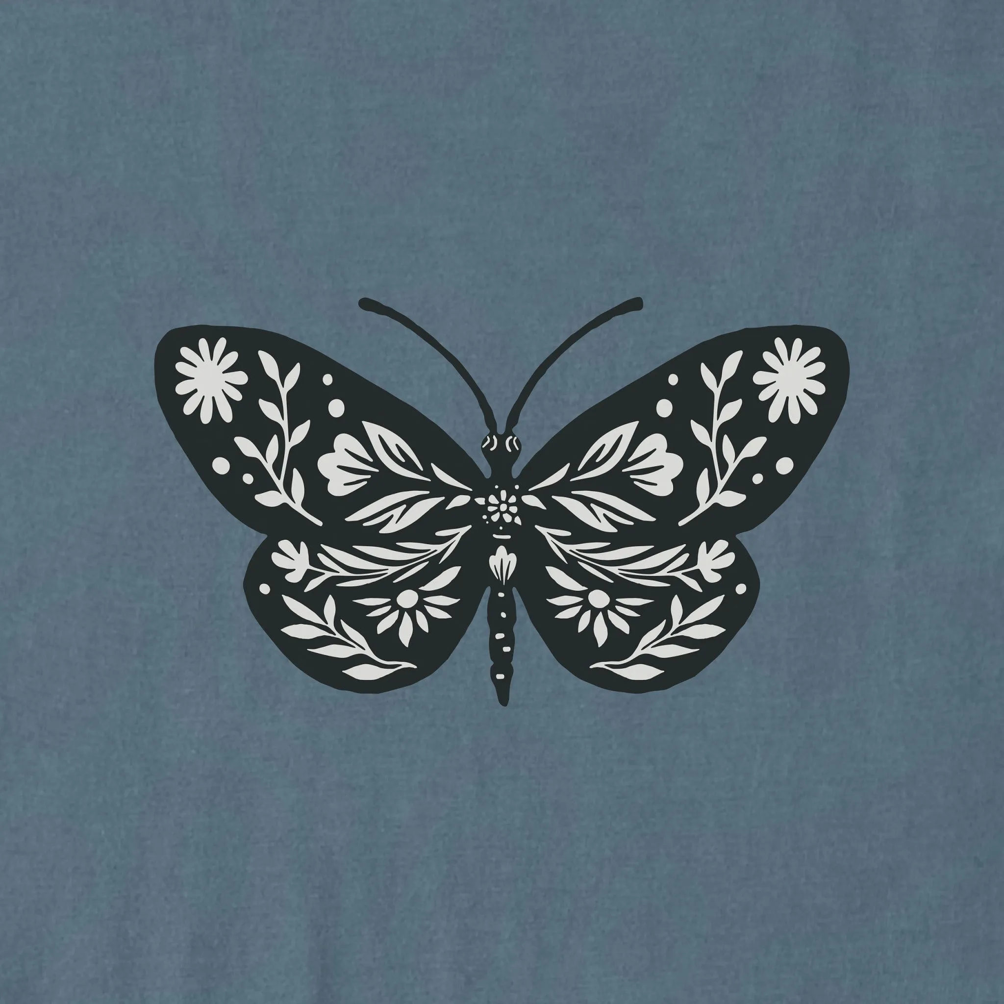 Women's Butterfly Floral Mini Crusher Boxy Tank sold by Life is Good product image thumbnail 2