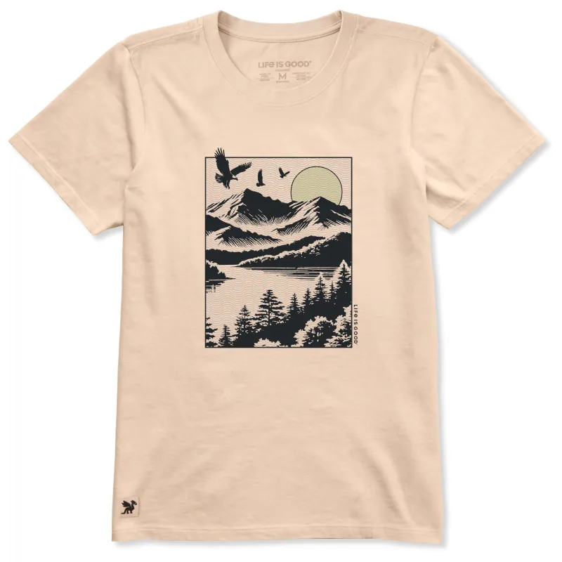 Women's Eagle Mountain Window Short Sleeve Crusher Tee made by Life is Good