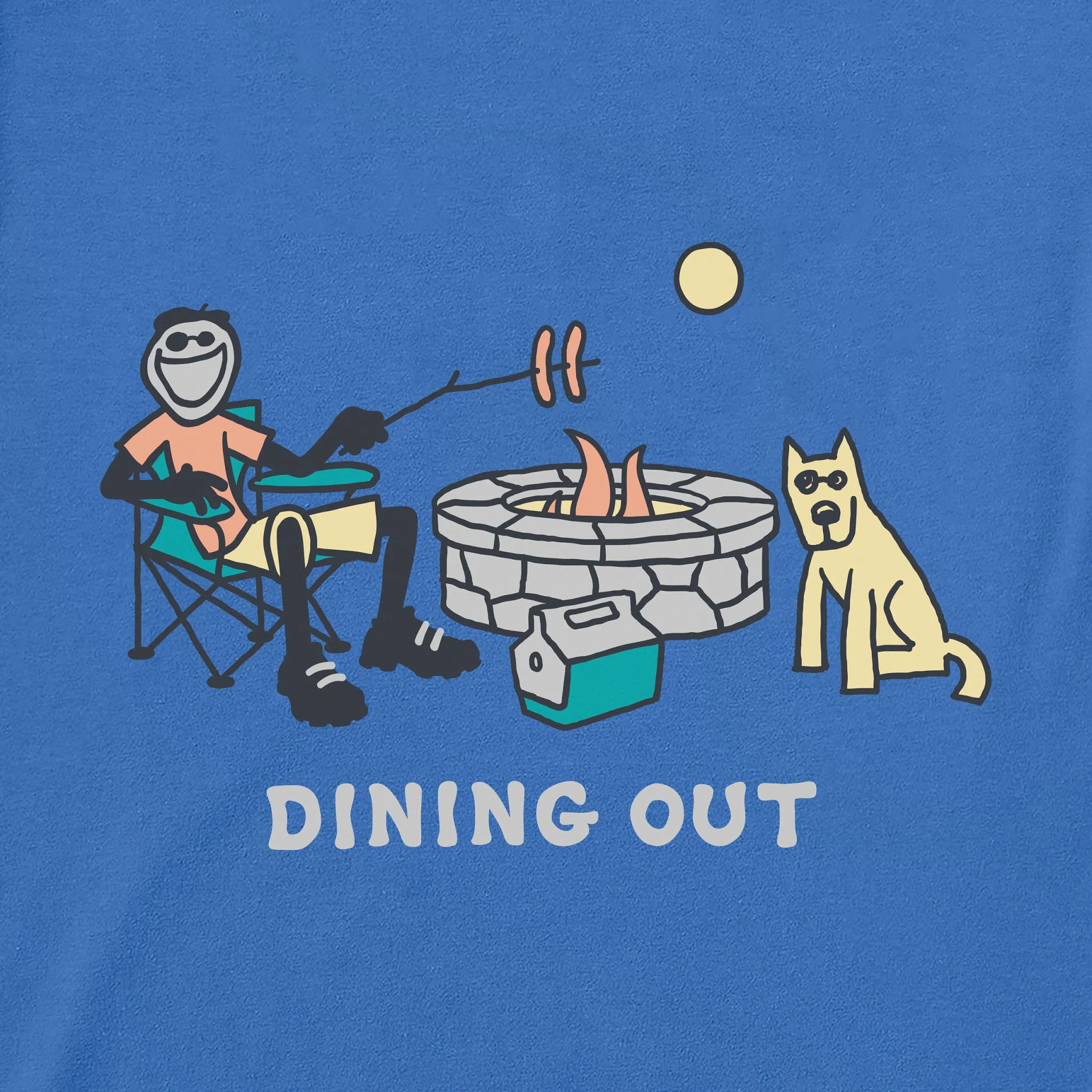 Men's Jake & Rocket Dining Out Camp Short Sleeve Crusher-LITE Tee sold by Life is Good product image thumbnail 2