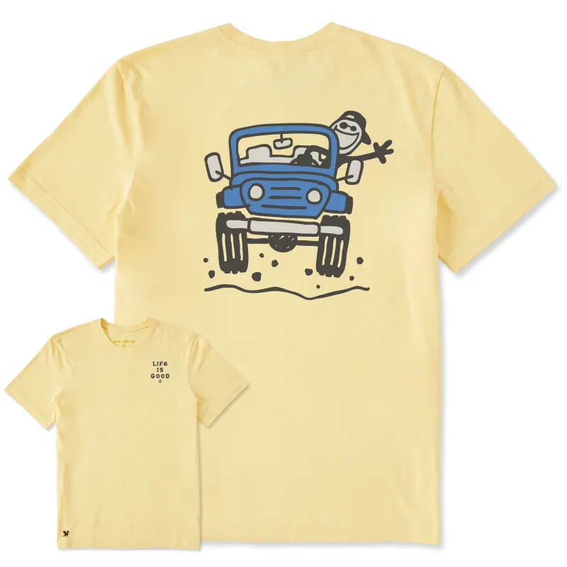 Men's Jake ATV Wave Short Sleeve Crusher-LITE Tee sold by Life is Good