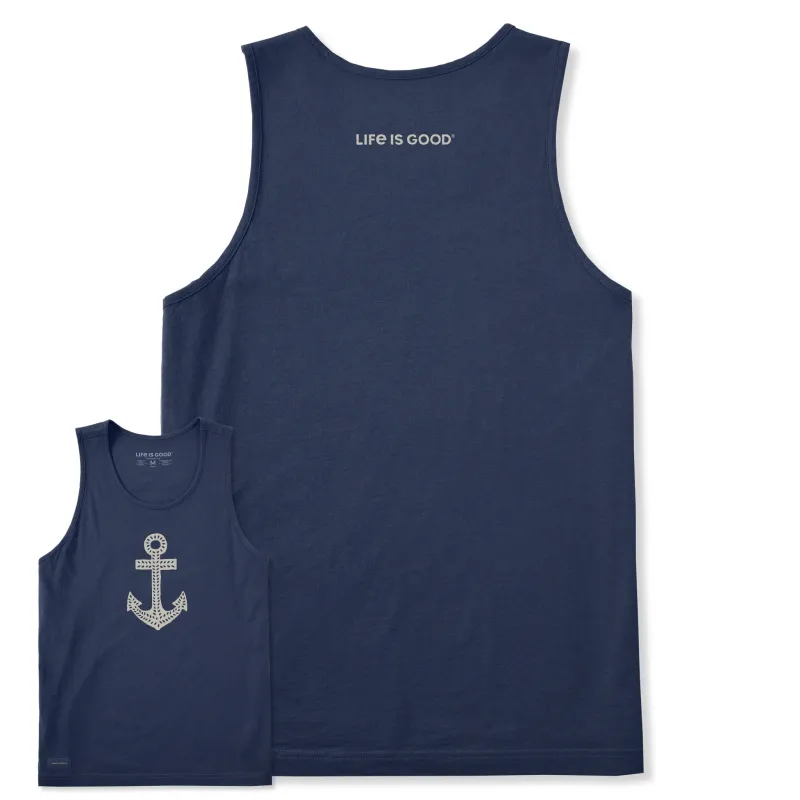 Men's Tribal Anchor Crusher-LITE Tank sold by Life is Good