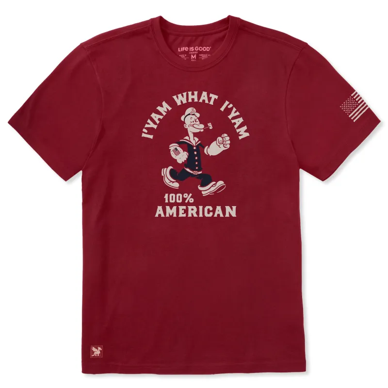 Men's I'Yam What I'Yam Short Sleeve Crusher Tee sold by Life is Good