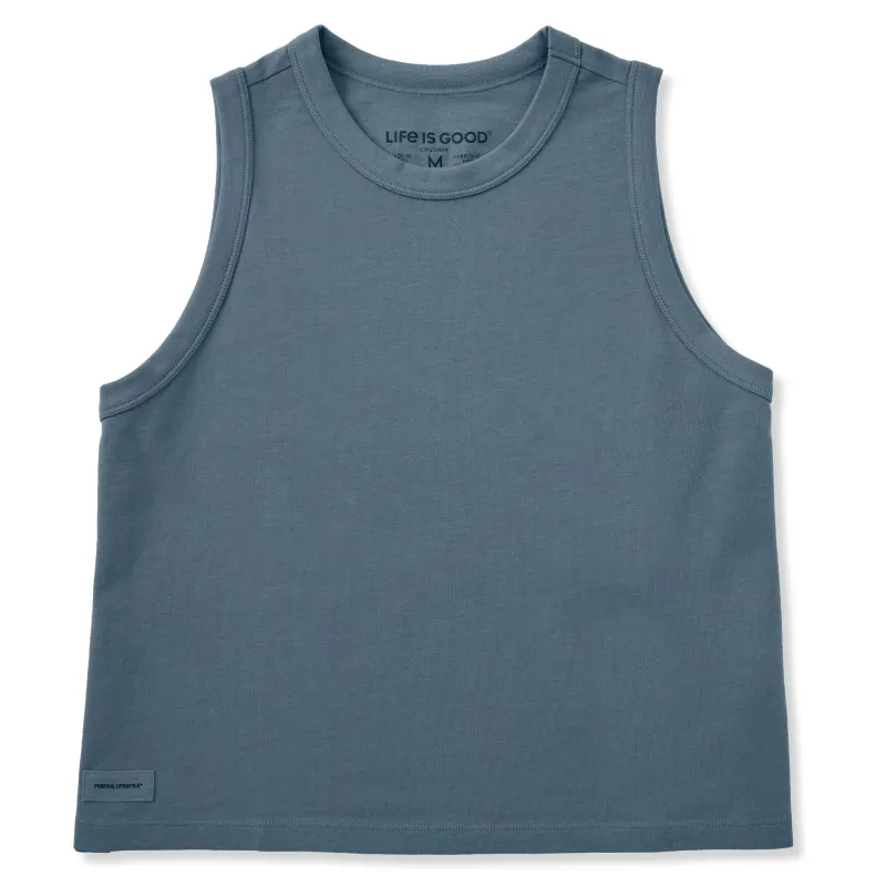 Women's Solid Crusher Boxy Tank sold by Life is Good