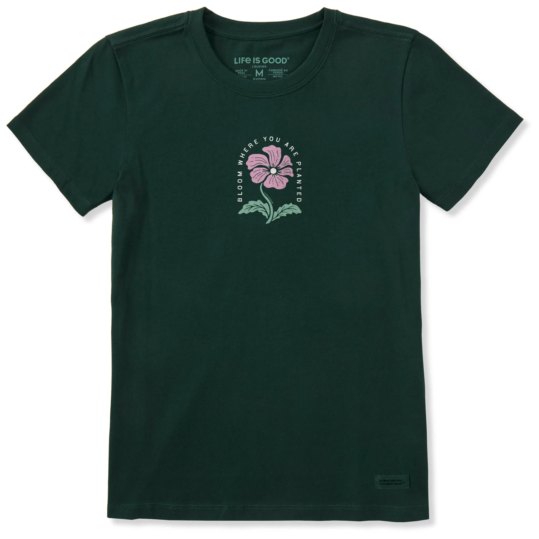 Women's Bloom where You Are Planted Short Sleeve Crusher Tee sold by Life is Good