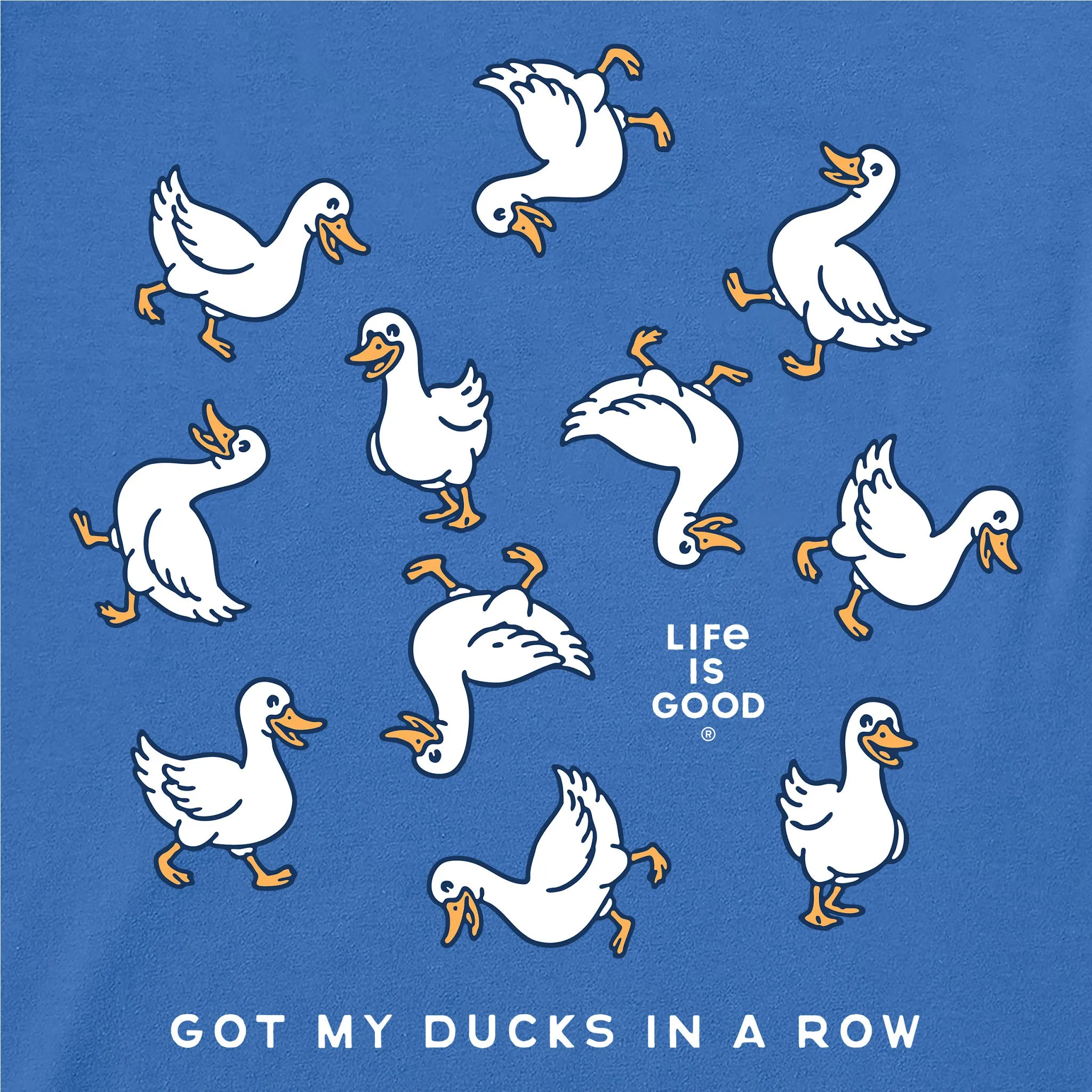 Women's Got My Ducks in a Row Short Sleeve Crusher Tee sold by Life is Good product image thumbnail 2