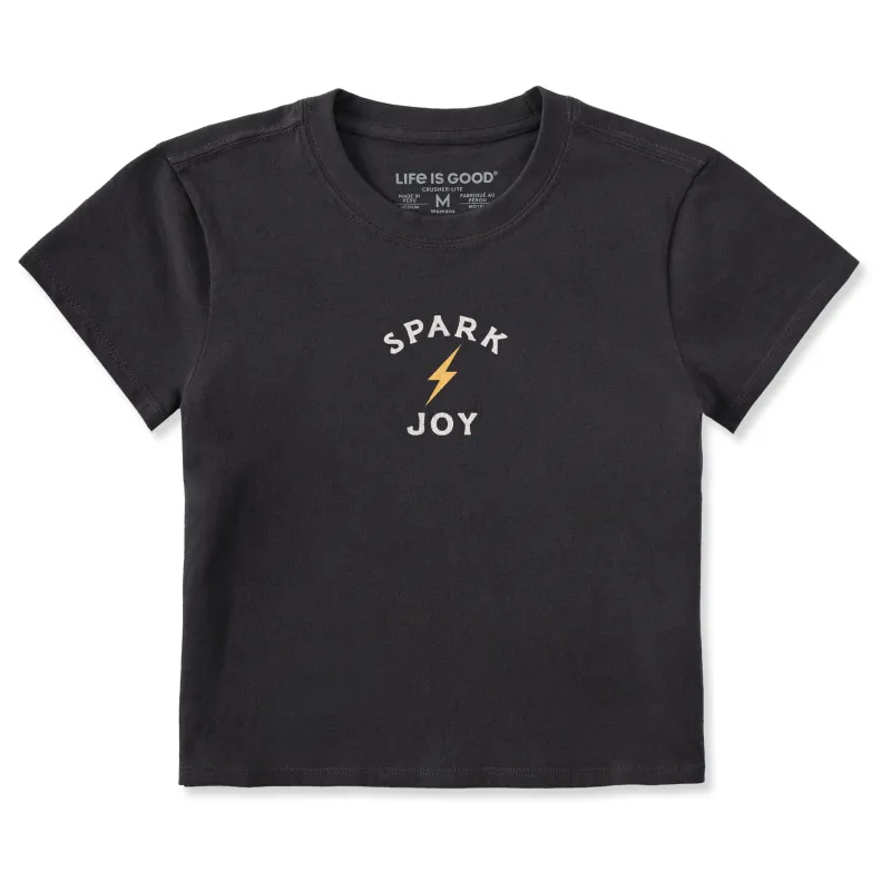 Women's Spark Joy Crusher-LITE Shrunken Tee sold by Life is Good