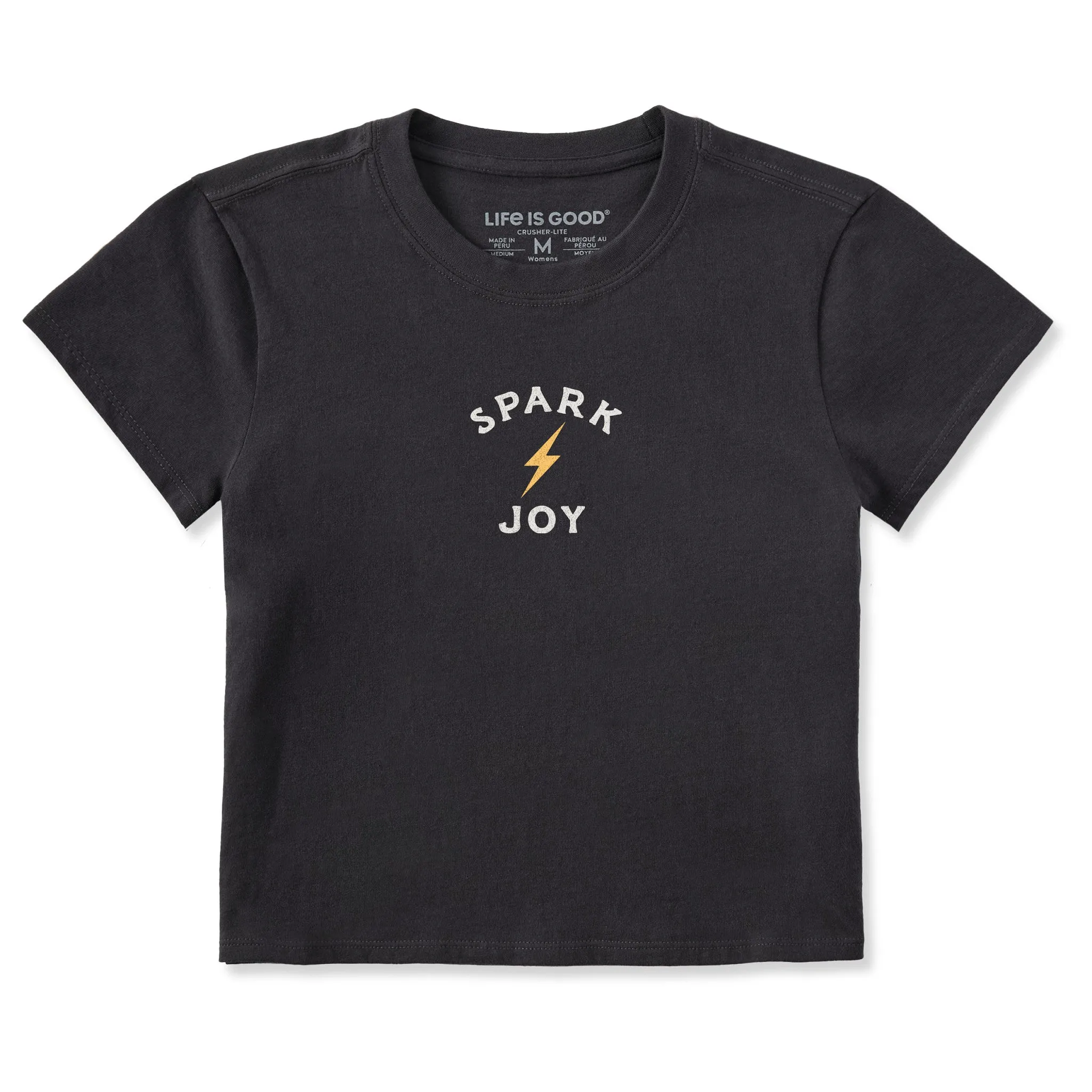 Women's Spark Joy Crusher-LITE Shrunken Tee sold by Life is Good