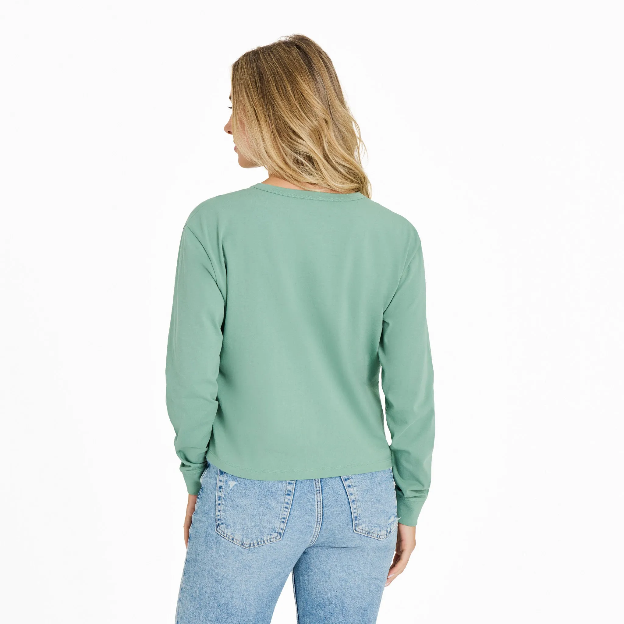 Women's Solid Crusher Boxy Henley sold by Life is Good product image thumbnail 2