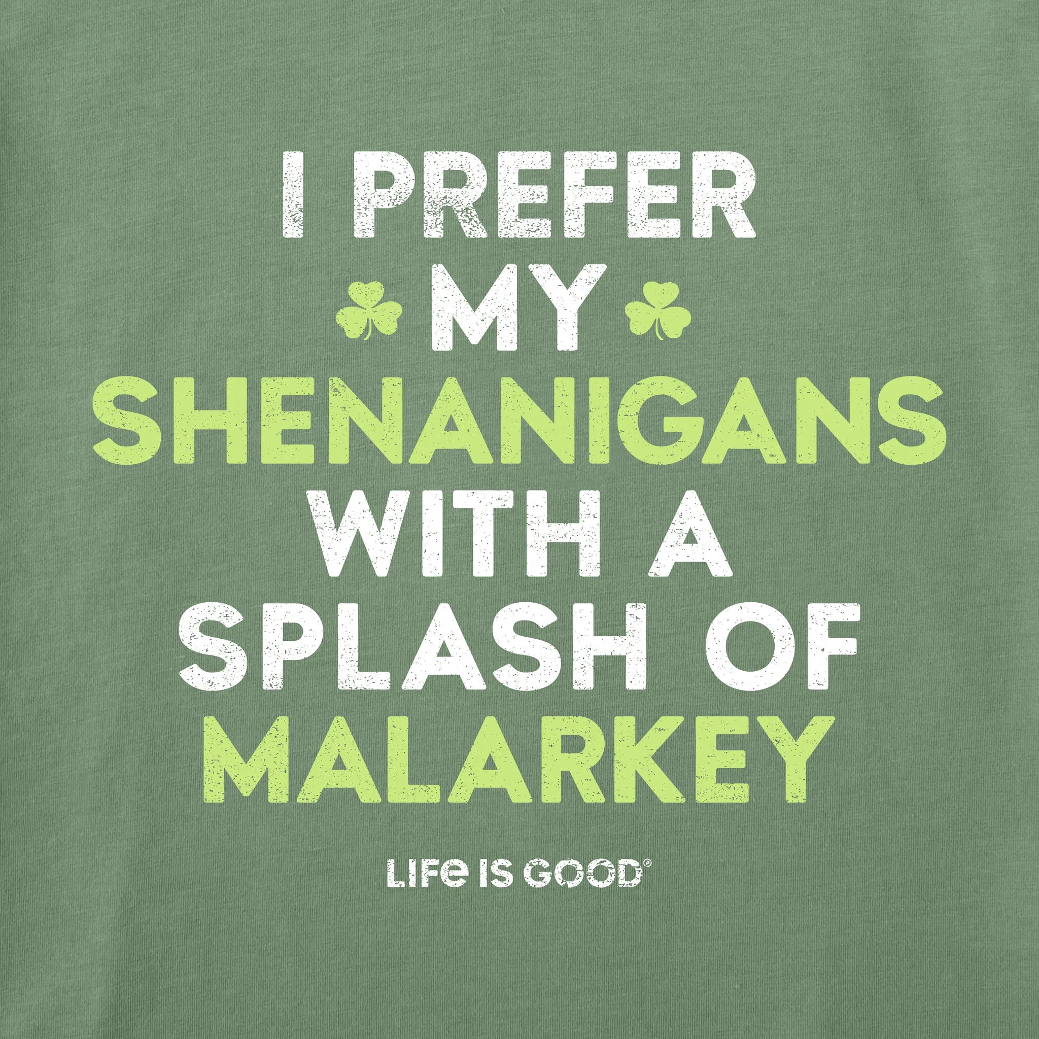 Women's Shenanigans with Malarkey Short Sleeve Crusher Tee sold by Life is Good product image thumbnail 2