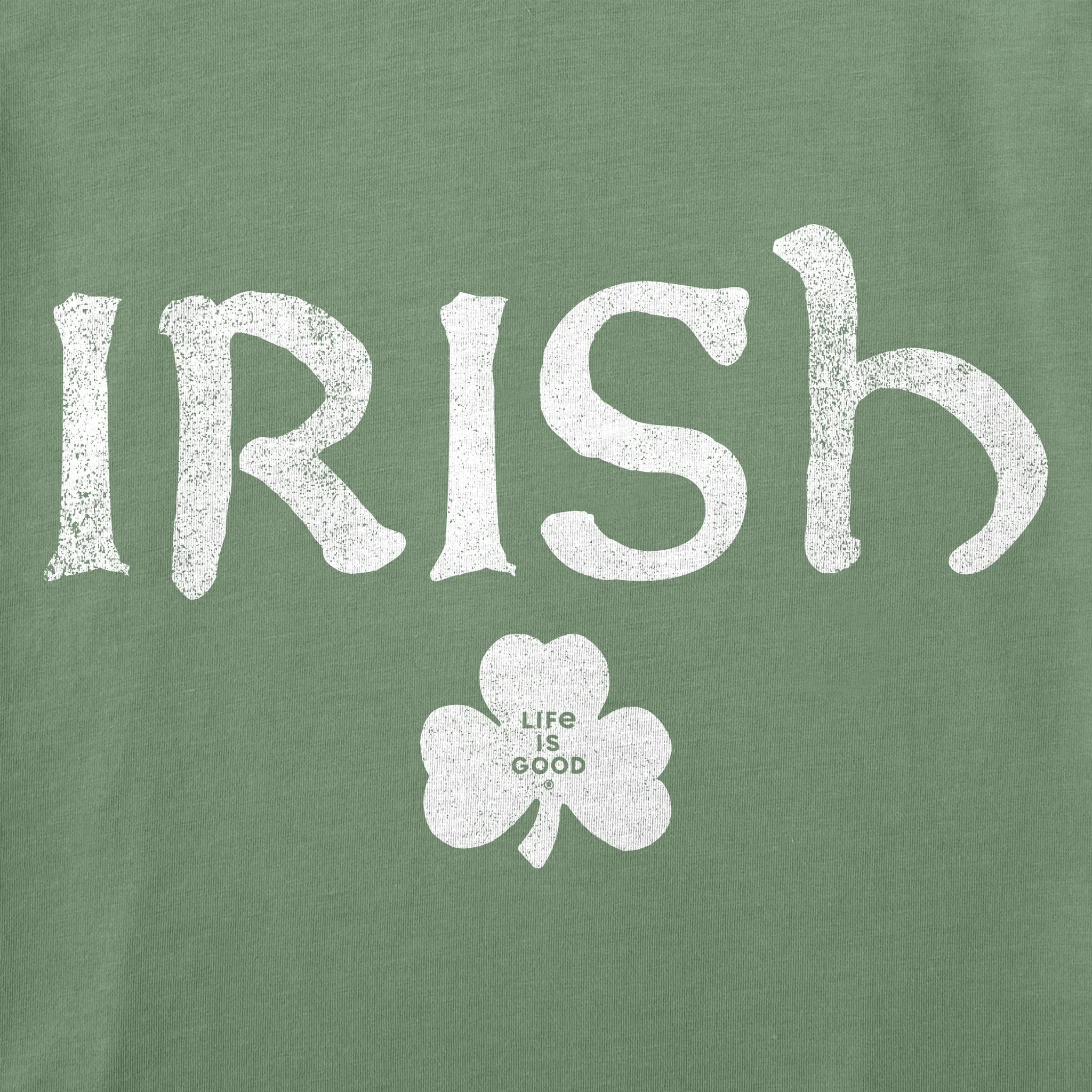 Women's Irish Clover 2 Crusher-LITE Shrunken Tee sold by Life is Good product image thumbnail 4