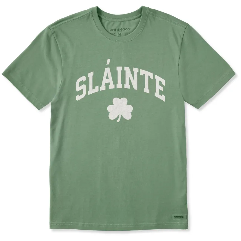 Men's Slainte Arch Short Sleeve Crusher Tee sold by Life is Good