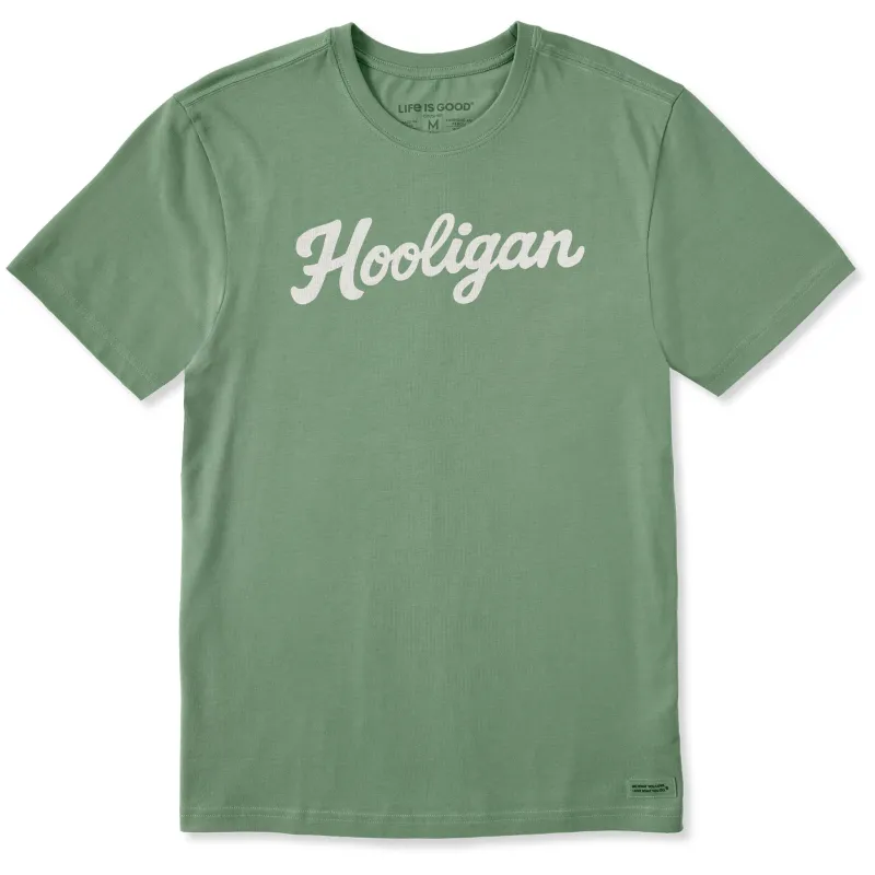 Men's Hooligan Script Short Sleeve Crusher Tee sold by Life is Good