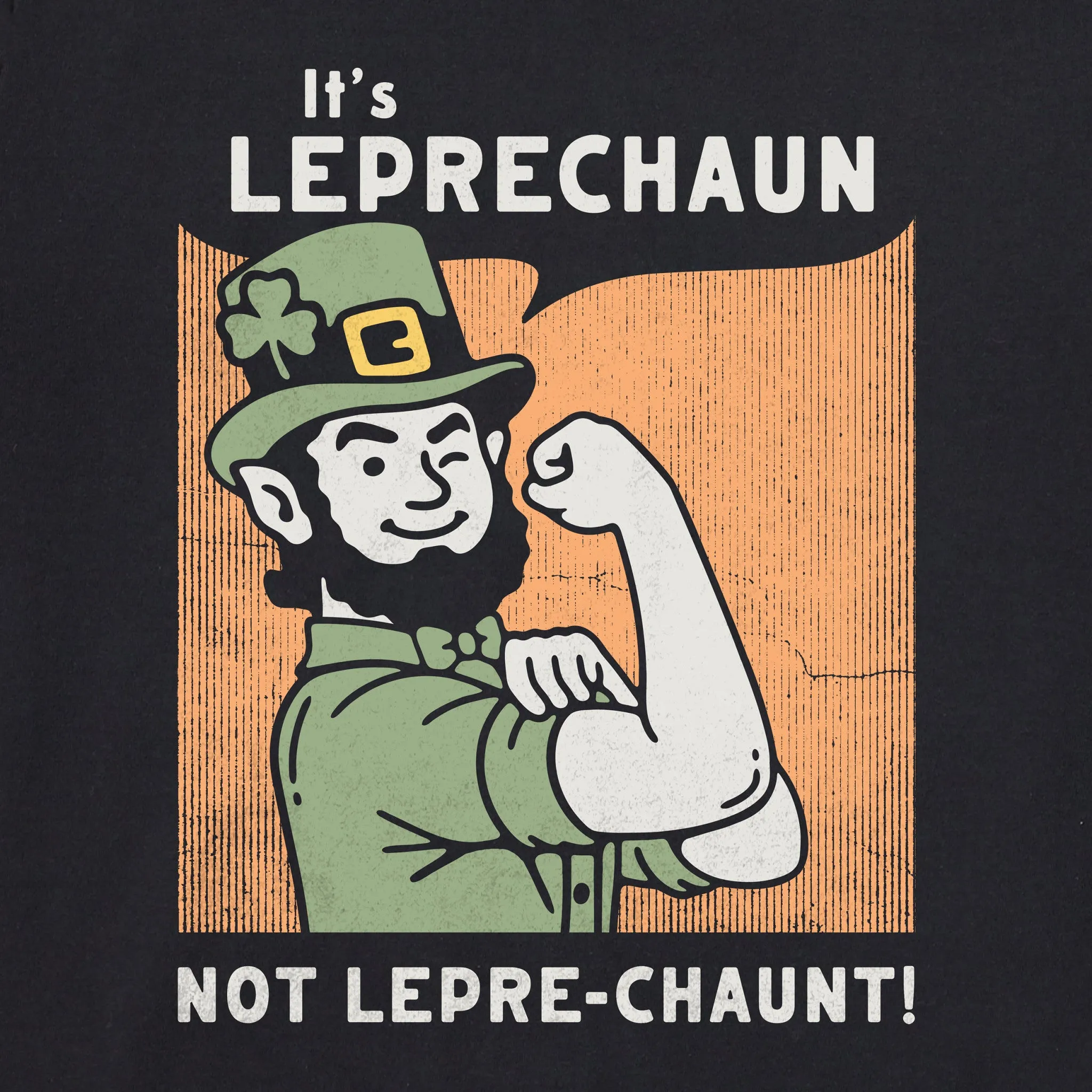 Men's It's Leprechaun not Lepre-Chaunt Short Sleeve Crusher Tee sold by Life is Good product image thumbnail 2