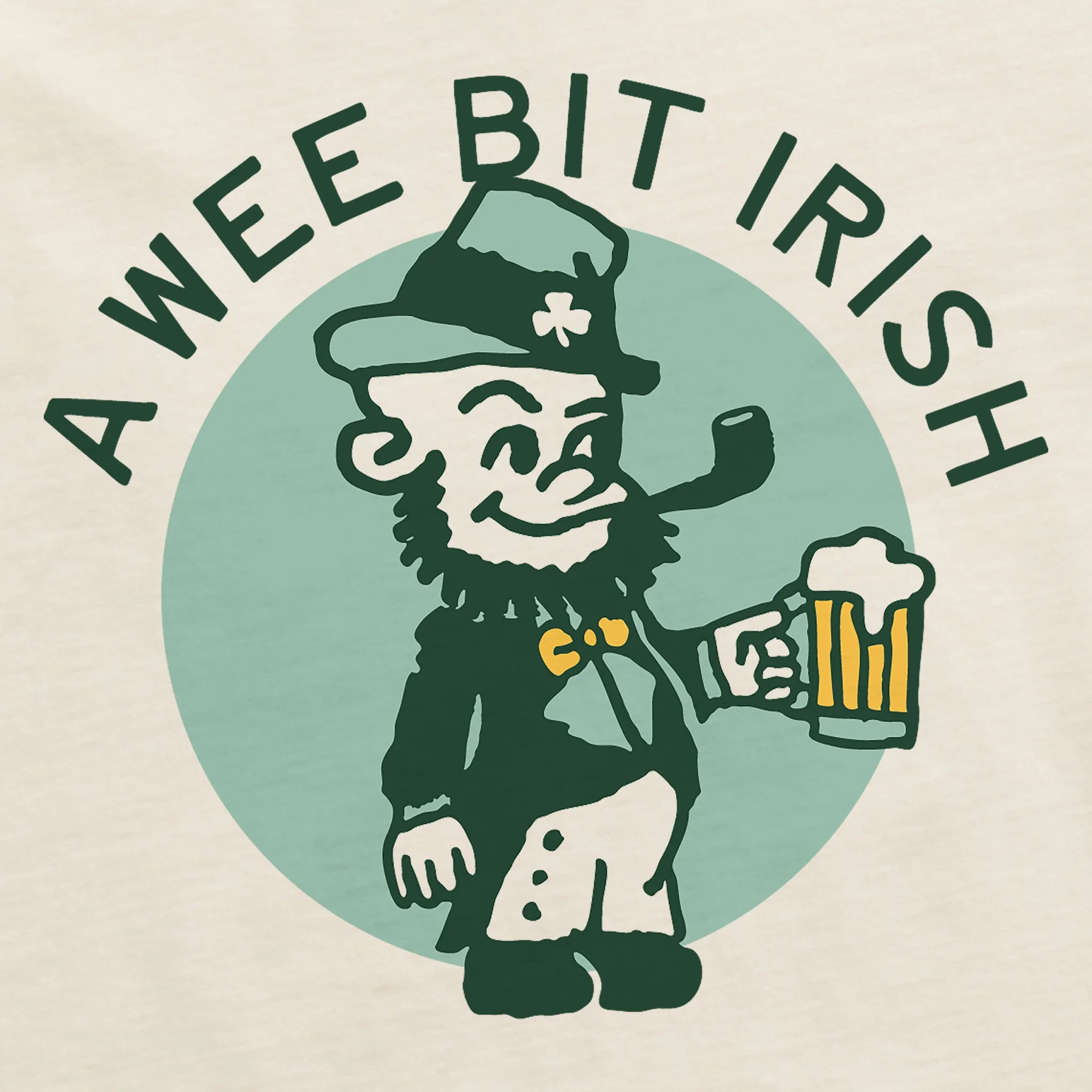 Women's A Wee Bit Irish Leprechaun Crusher-LITE Shrunken Tee sold by Life is Good product image thumbnail 2