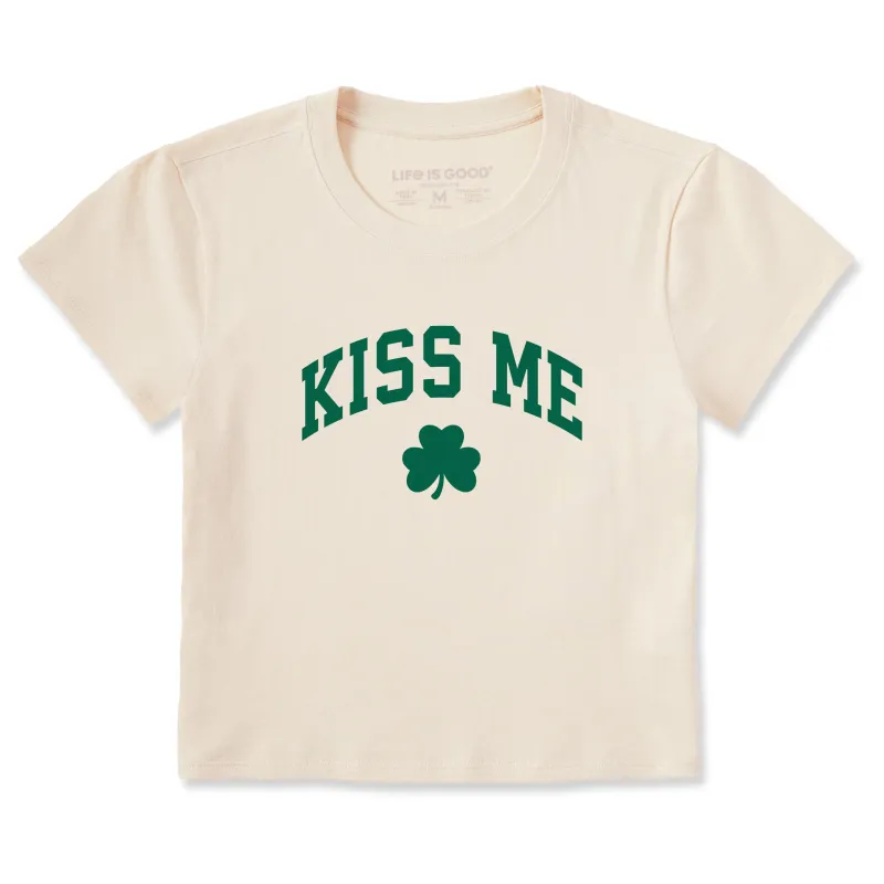 Women's Kiss Me Arch Crusher-LITE Shrunken Tee sold by Life is Good