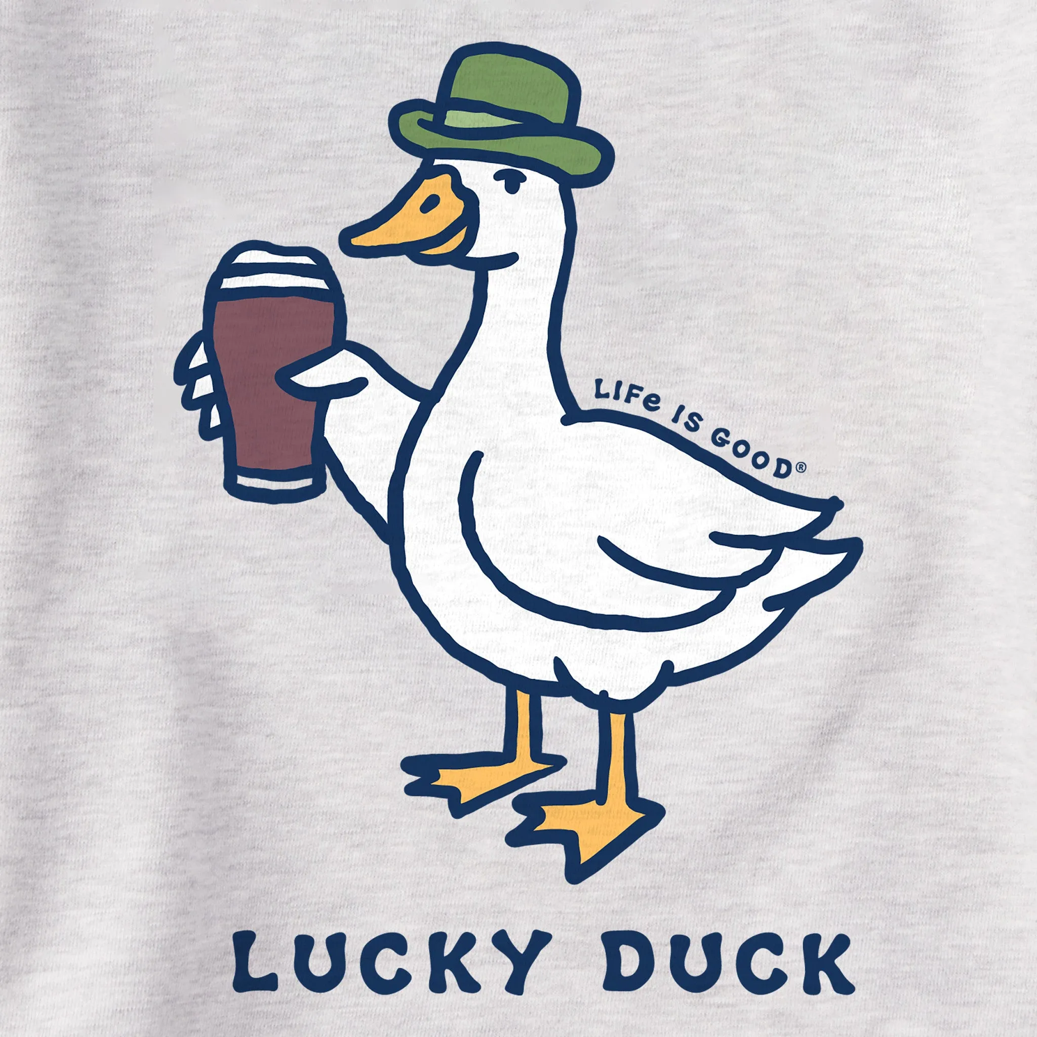 Women's Lucky Duck Stout Simply True Fleece Hoodie sold by Life is Good product image thumbnail 2