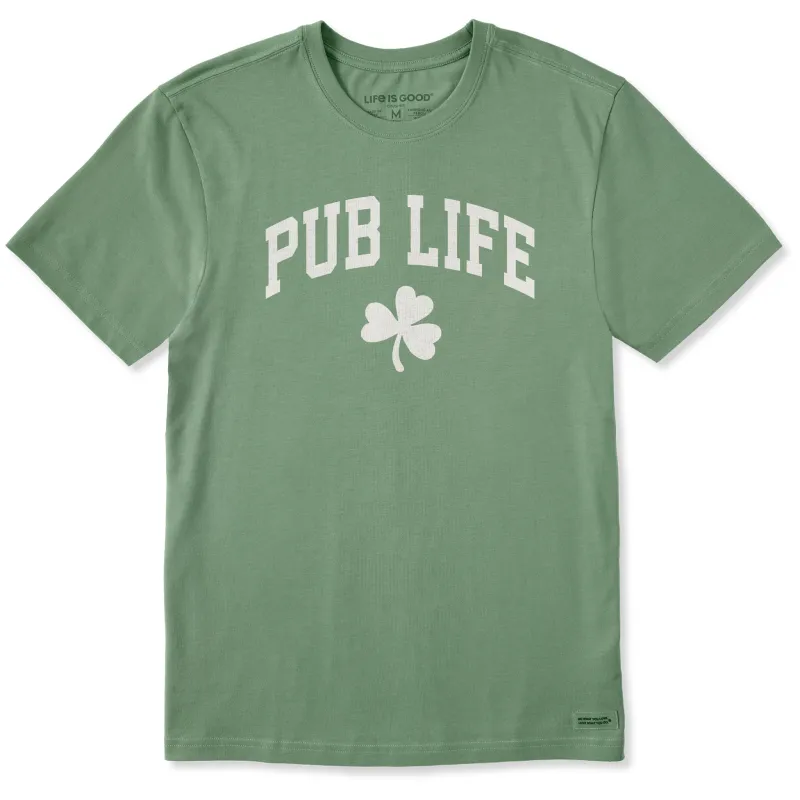 Men's Pub Life Arch Short Sleeve Crusher Tee sold by Life is Good