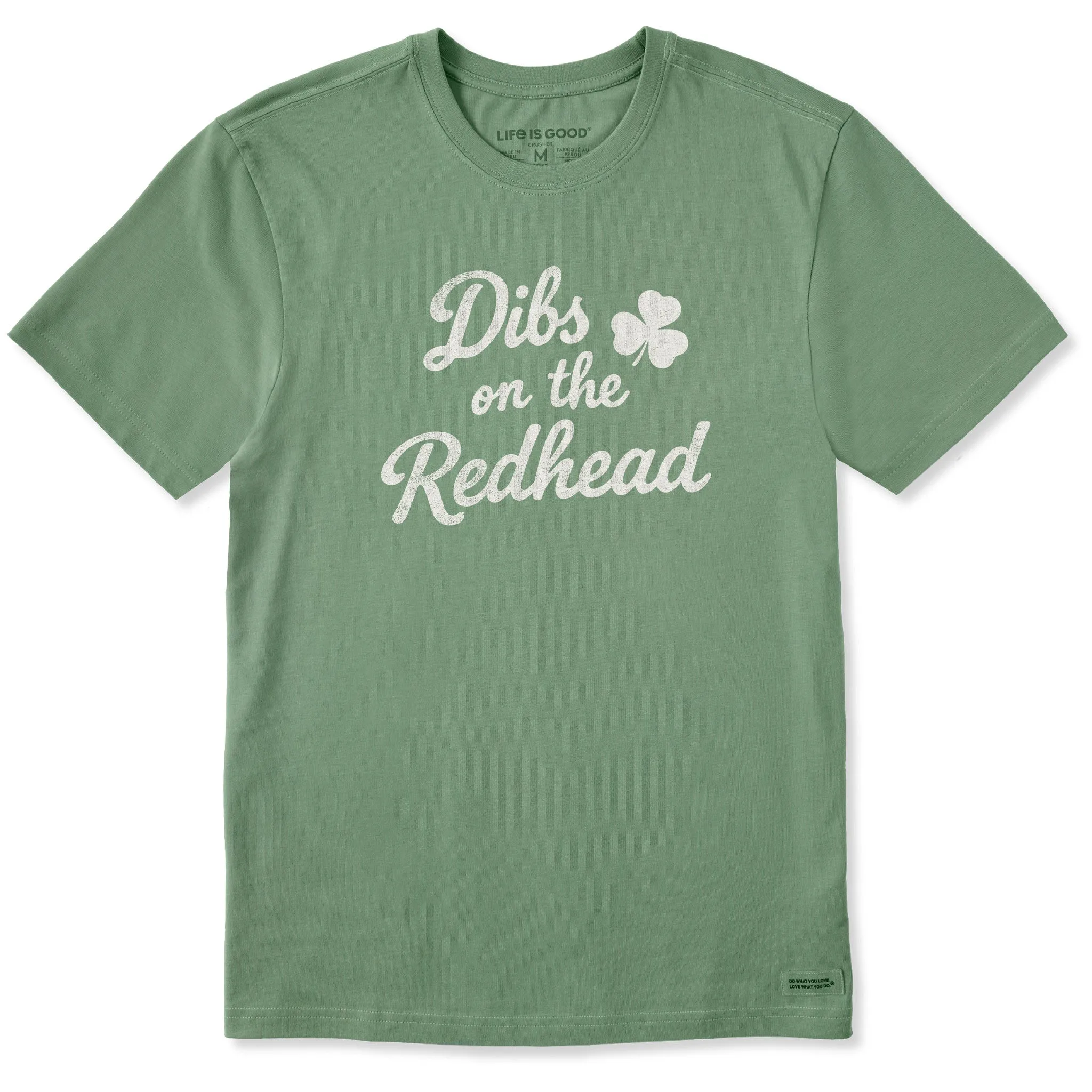 Men's Dibs on the Redhead Short Sleeve Crusher Tee sold by Life is Good