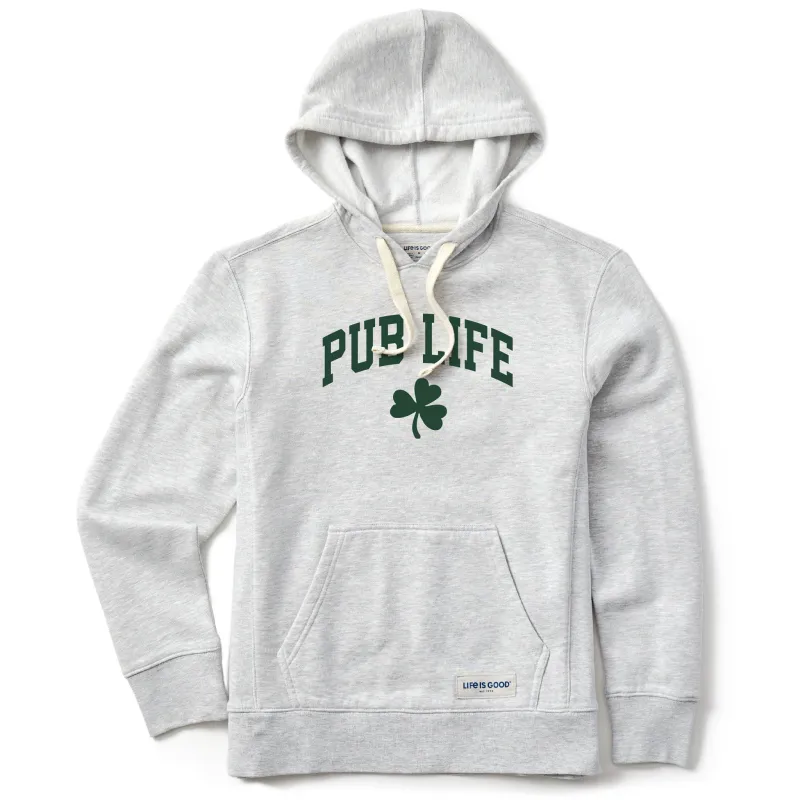 Women's Pub Life Arch Simply True Fleece Hoodie sold by Life is Good