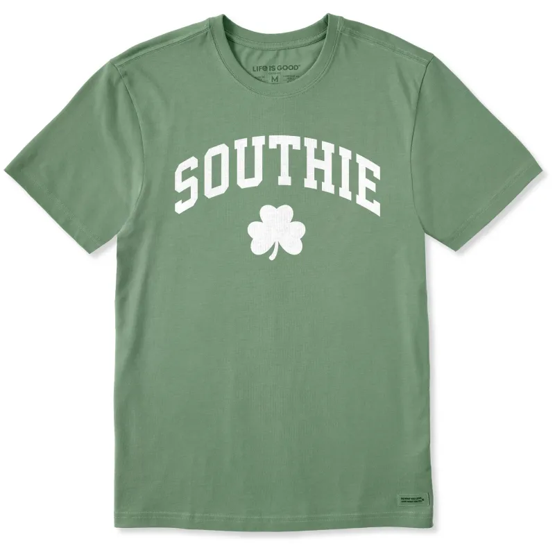 Men's Southie Arch Short Sleeve Crusher Tee sold by Life is Good
