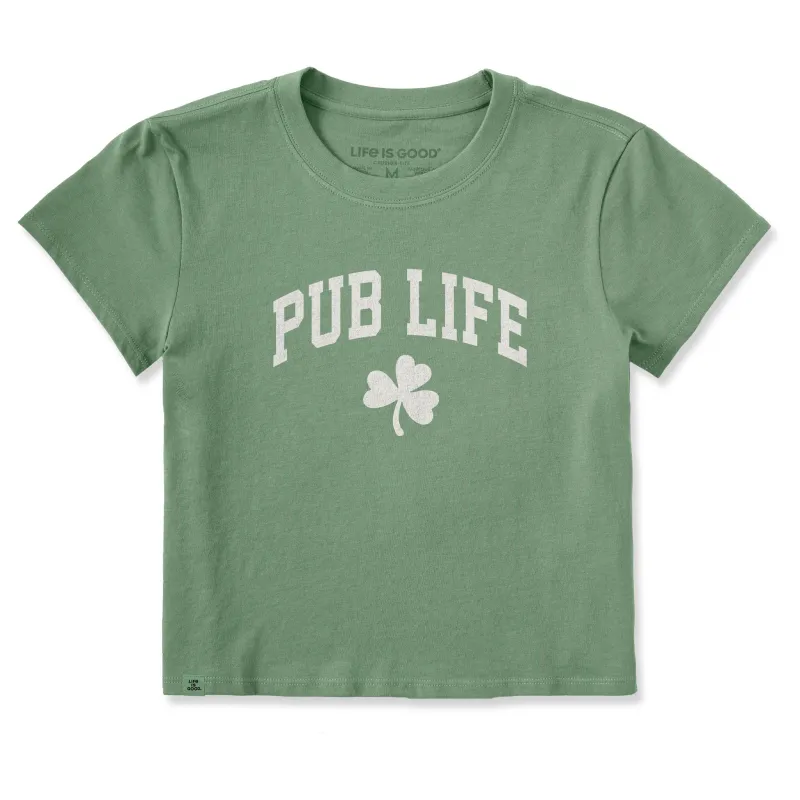 Women's Pub Life Arch Crusher-LITE Shrunken Tee sold by Life is Good