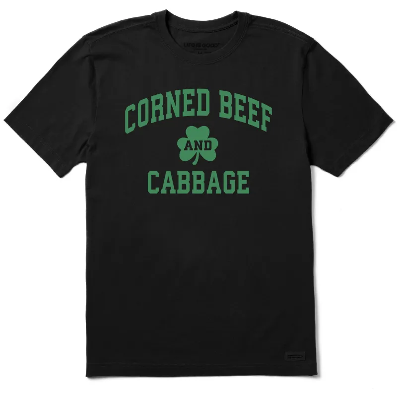 Men's Corned Beef and Cabbage Arch Short Sleeve Crusher Tee sold by Life is Good