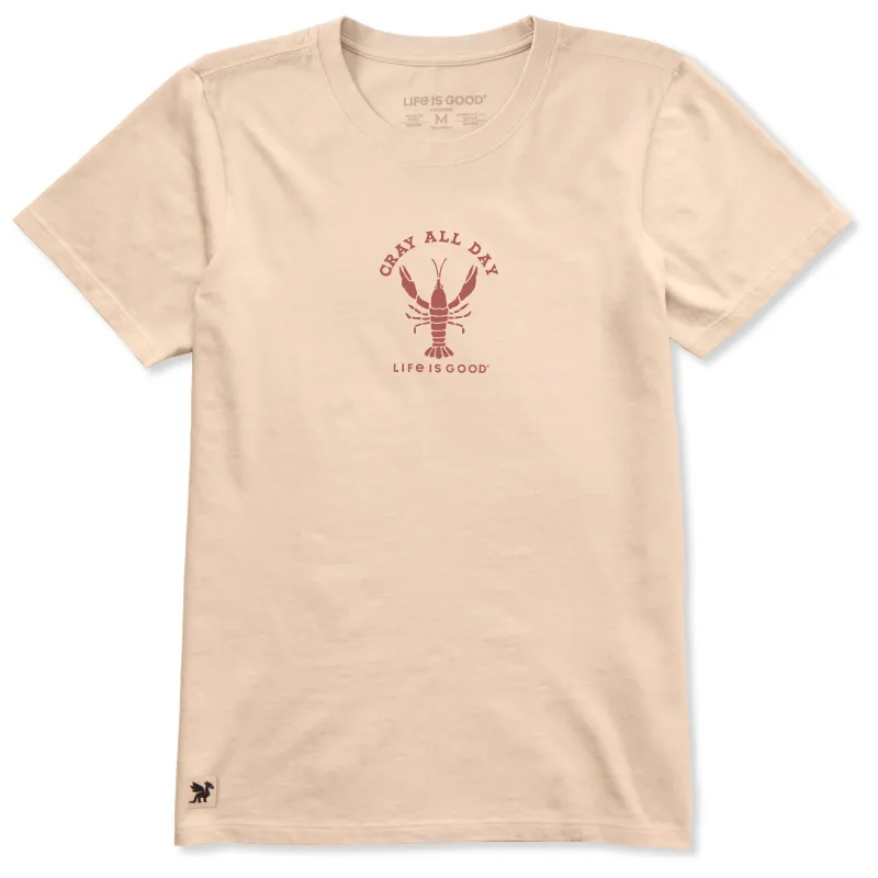 Women's Cray All Day Short Sleeve Crusher Tee sold by Life is Good