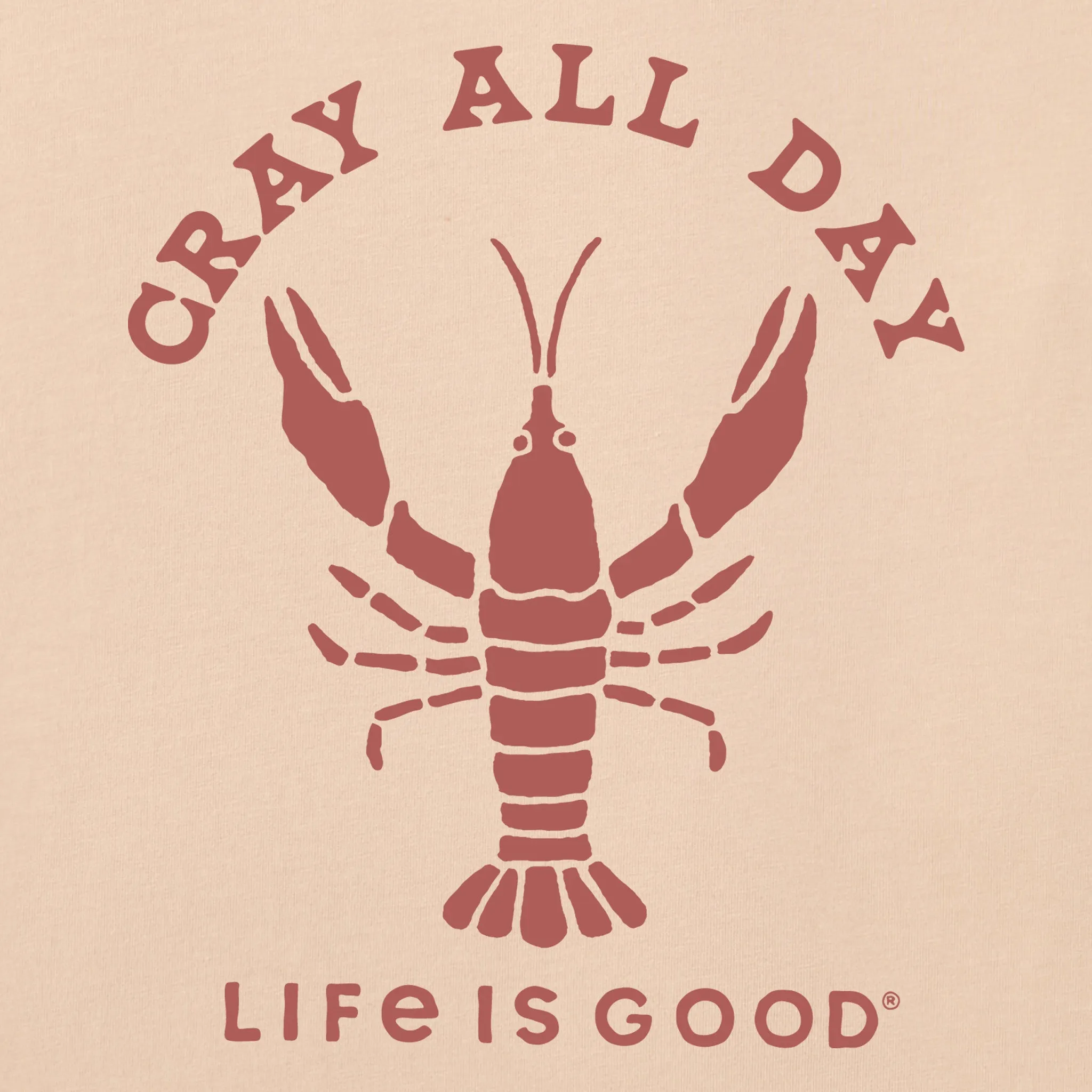 Women's Cray All Day Short Sleeve Crusher Tee sold by Life is Good product image thumbnail 2