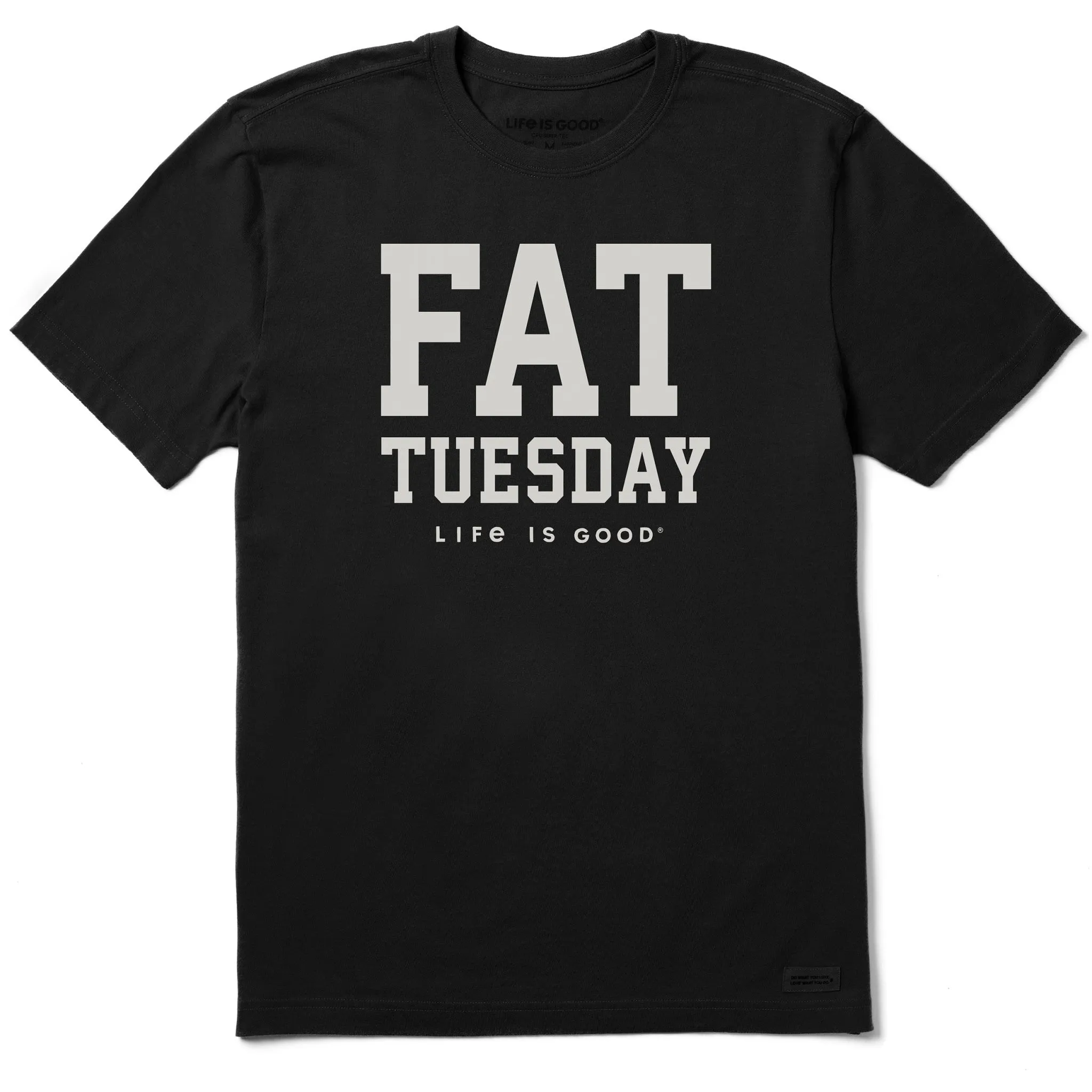 Men's Fat Tuesday Short Sleeve Crusher Tee sold by Life is Good