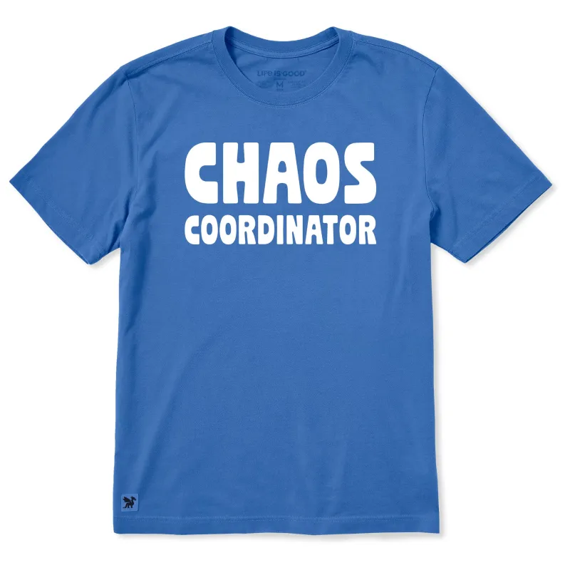 Men's Chaos Coordinator Short Sleeve Crusher Tee sold by Life is Good