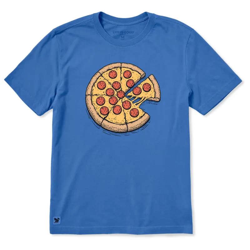Men's Whole Pizza Short Sleeve Crusher Tee sold by Life is Good