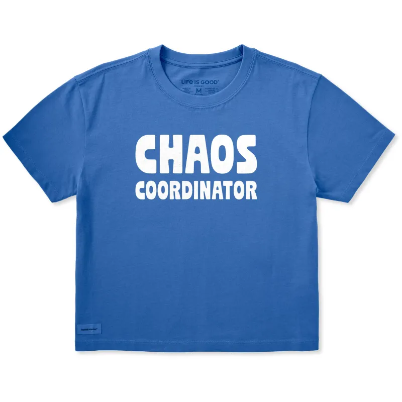 Women's Chaos Coordinator Short Sleeve Crusher Boxy Tee sold by Life is Good