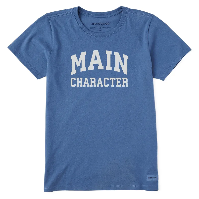 Women's Main Character Arch Short Sleeve Crusher Tee sold by Life is Good