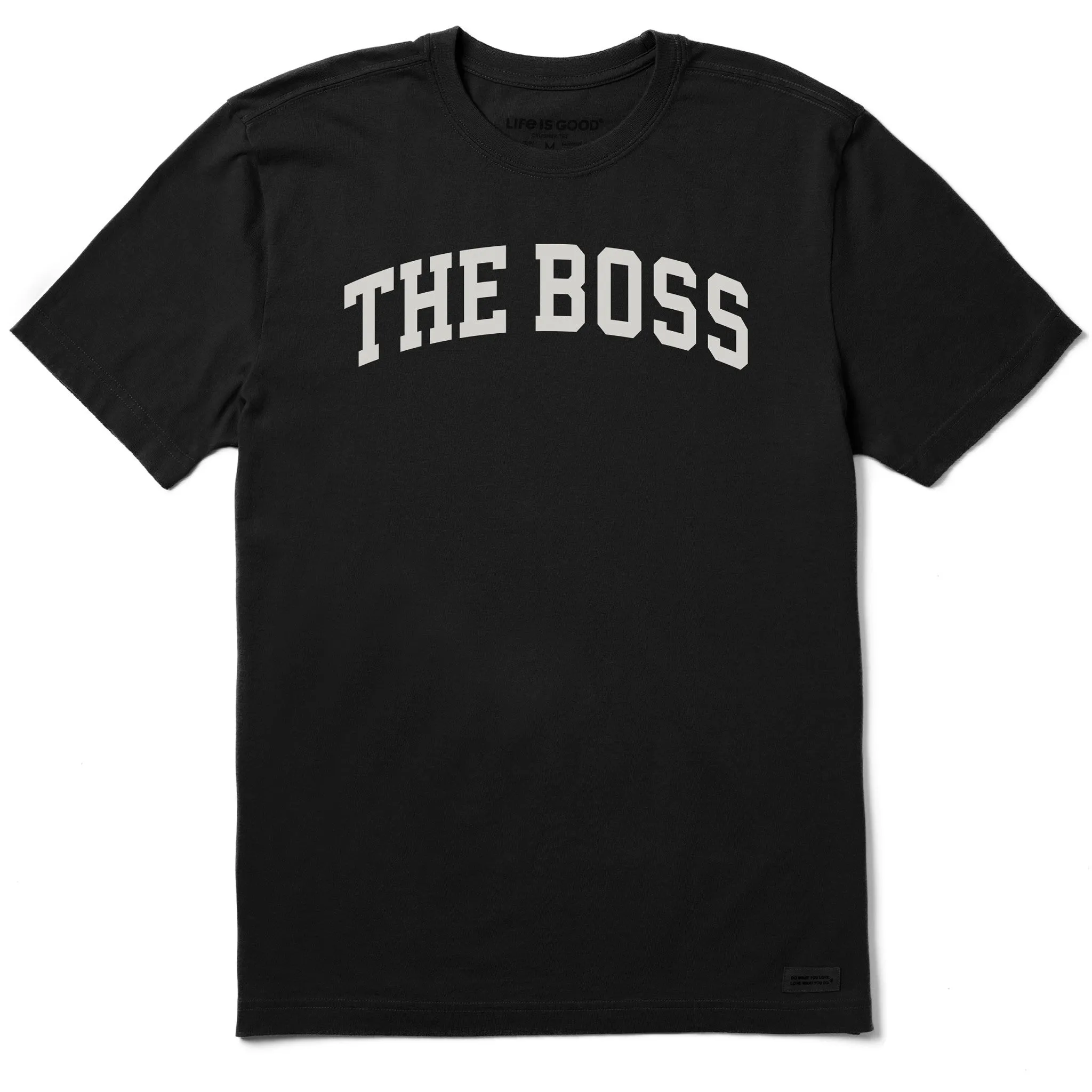 Men's The Boss Arch Short Sleeve Crusher Tee sold by Life is Good