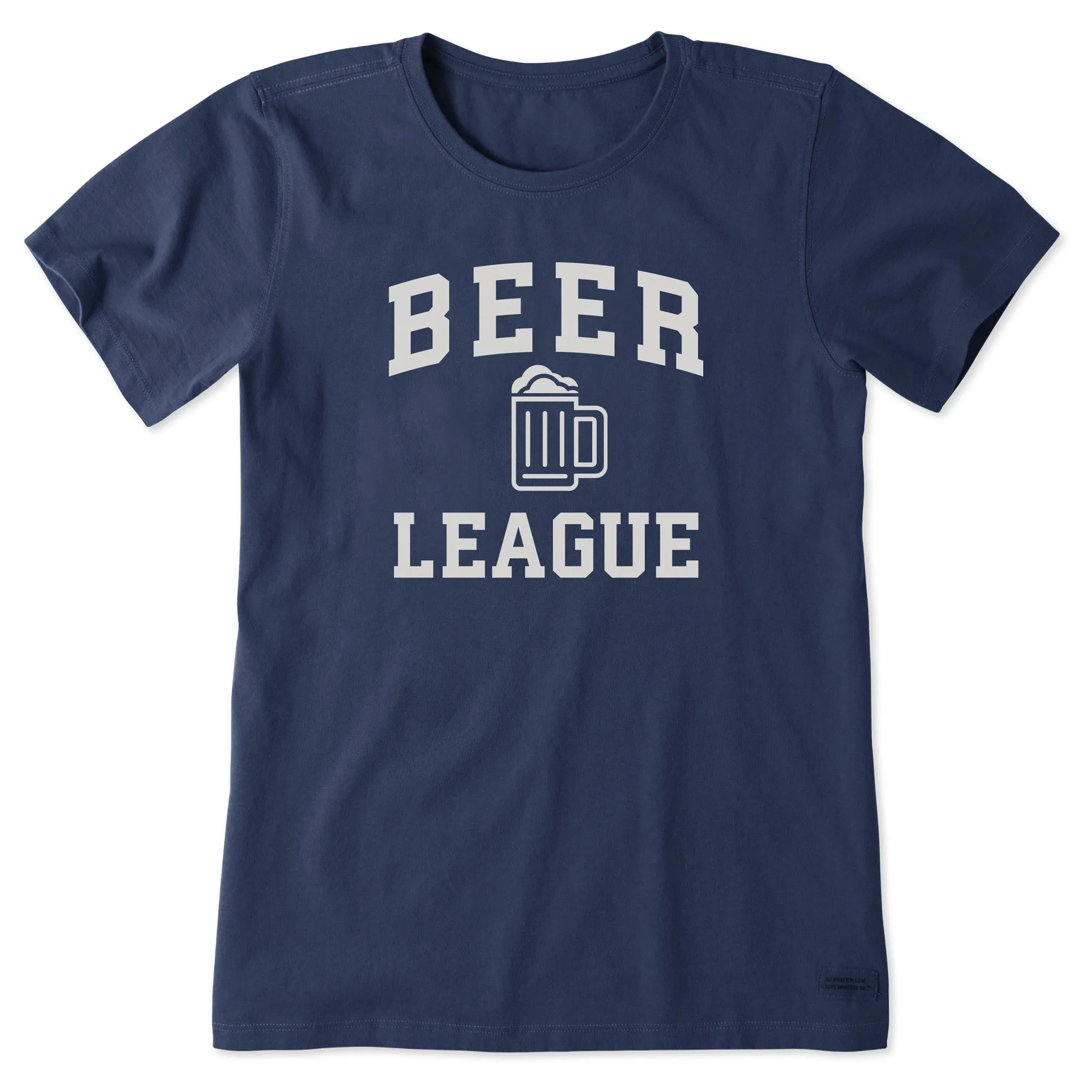 Women's Beer League Arch Short Sleeve Crusher Tee sold by Life is Good