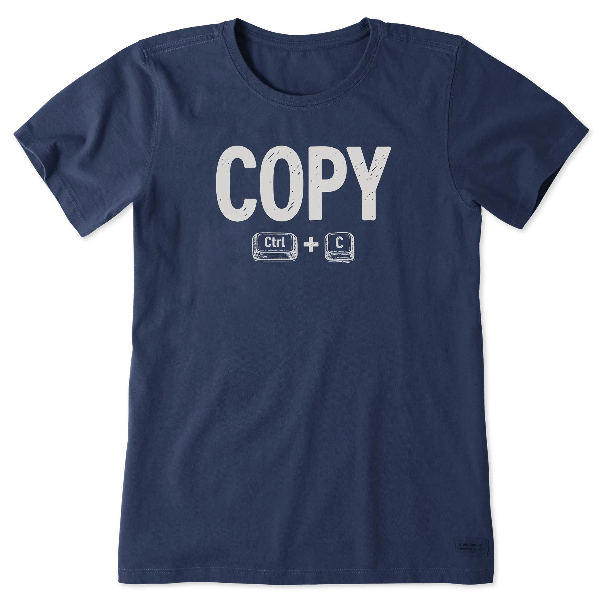 Women's Copy Ctrl + C Short Sleeve Crusher Tee sold by Life is Good