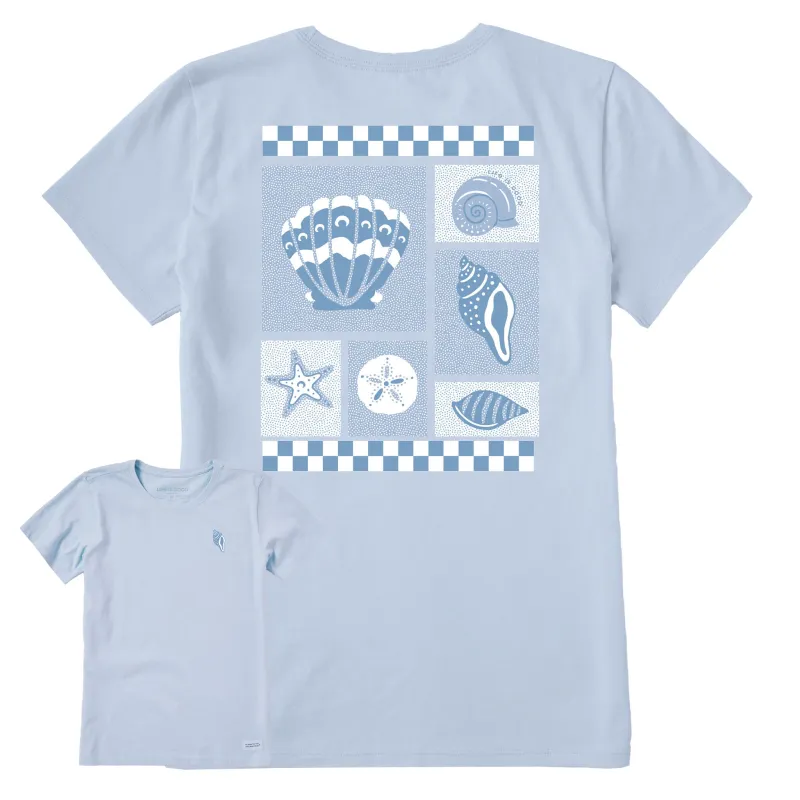 Women's Seashell Medley Short Sleeve Crusher Tee made by Life is Good