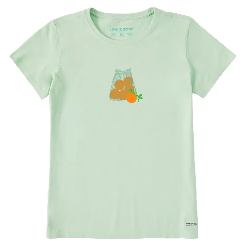 Women's Market Oranges Short Sleeve Crusher Tee sold by Life is Good