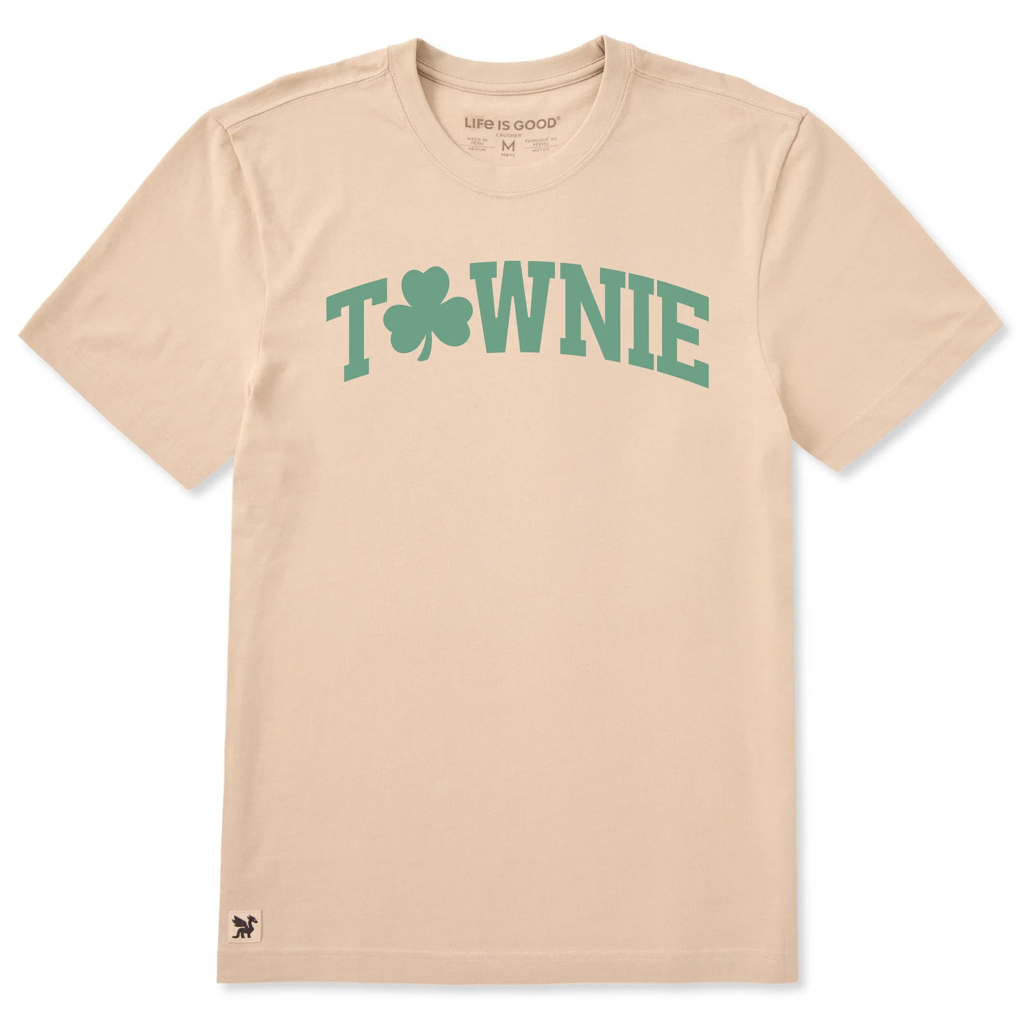 Men's Townie Arch Short Sleeve Crusher Tee sold by Life is Good