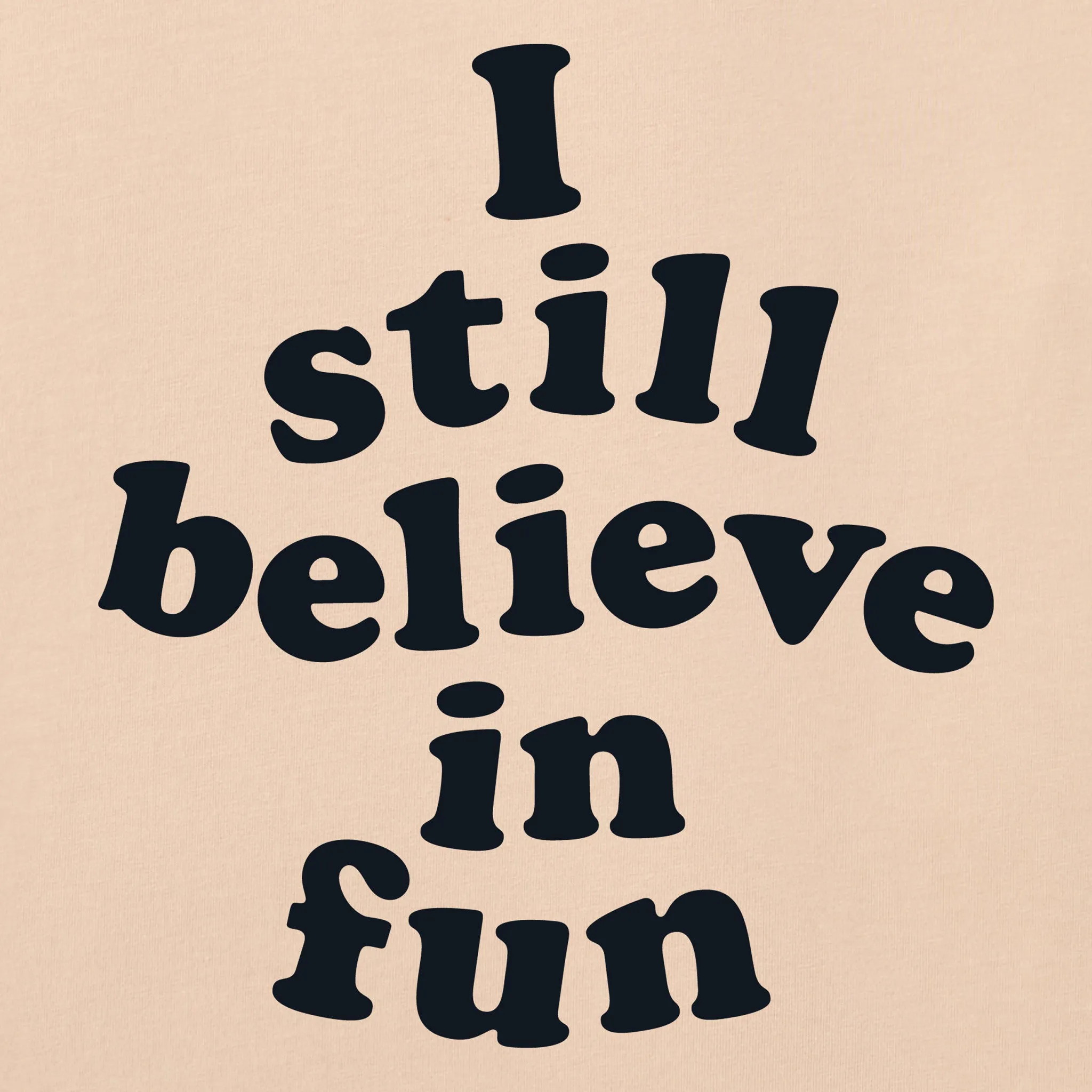 Men's I still believe in fun Short Sleeve Crusher Tee sold by Life is Good product image thumbnail 2