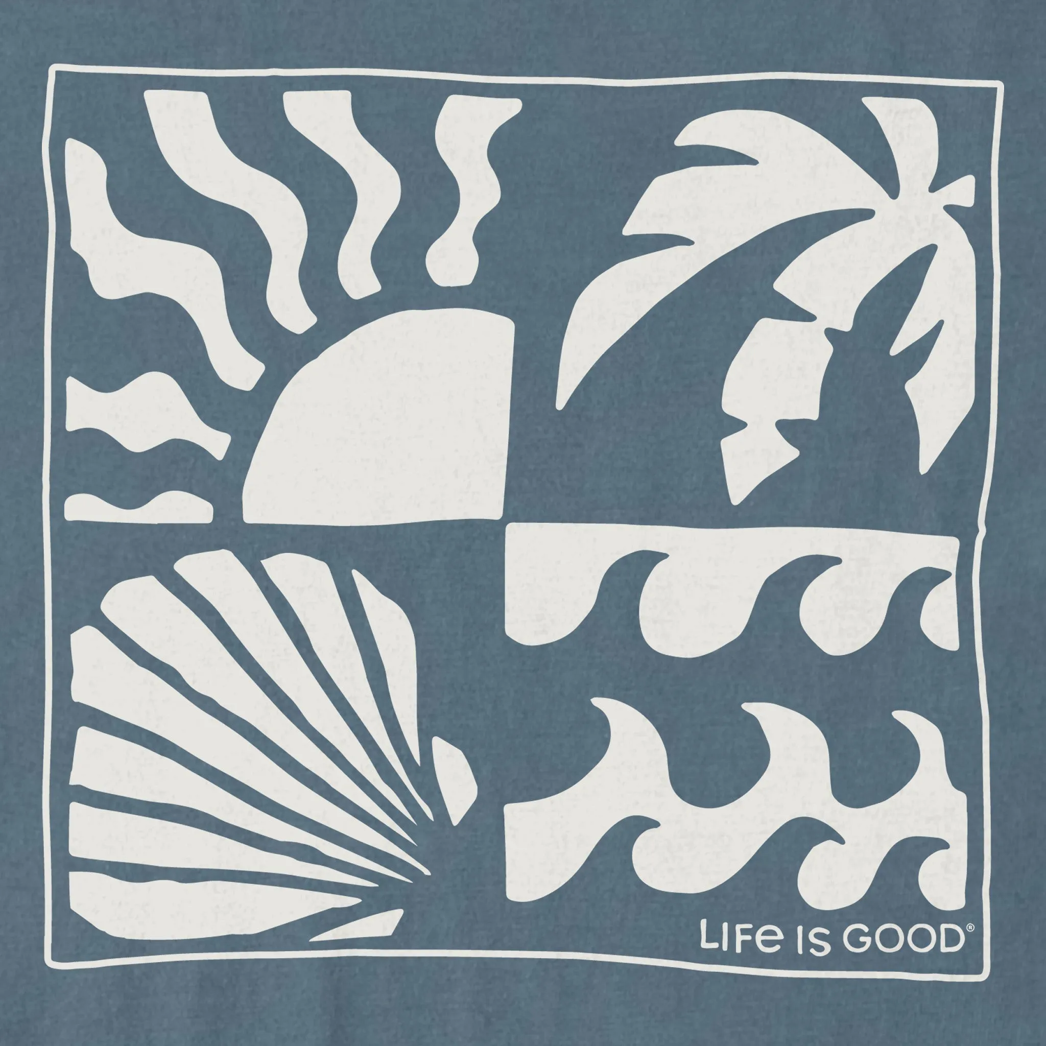 Women's Seaside Vignettes Short Sleeve Crusher Boxy Tee sold by Life is Good product image thumbnail 2